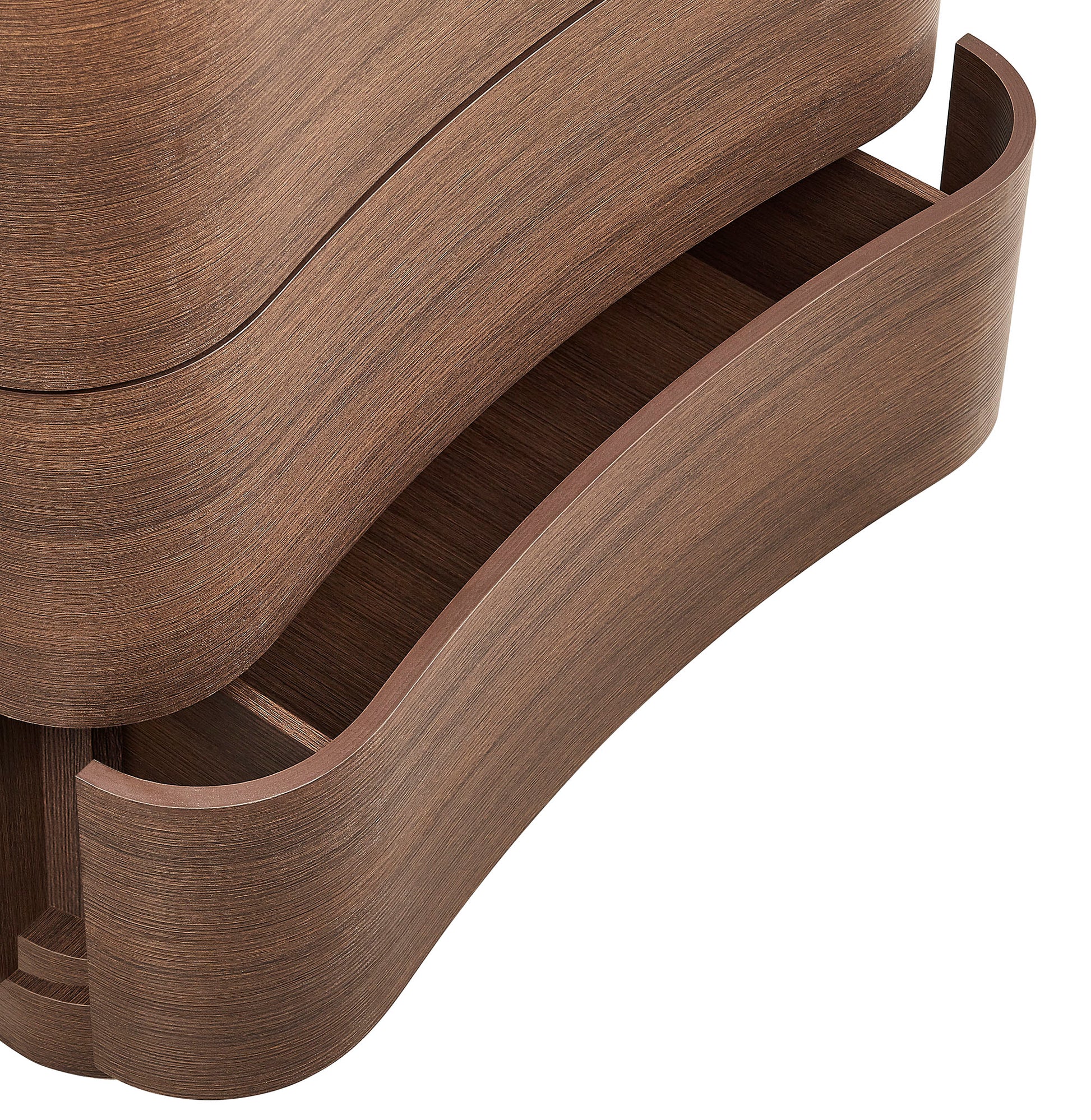 Mirae 3-Drawer Curved Compact Dresser