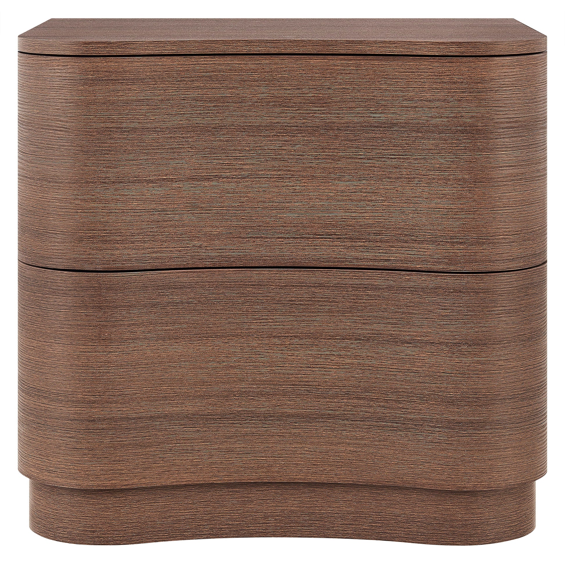 Mirae 2-Drawer Curved Nightstand