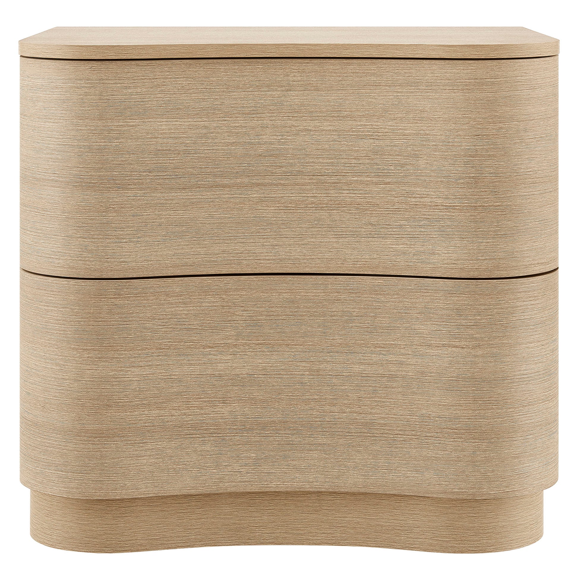 Mirae 2-Drawer Curved Nightstand