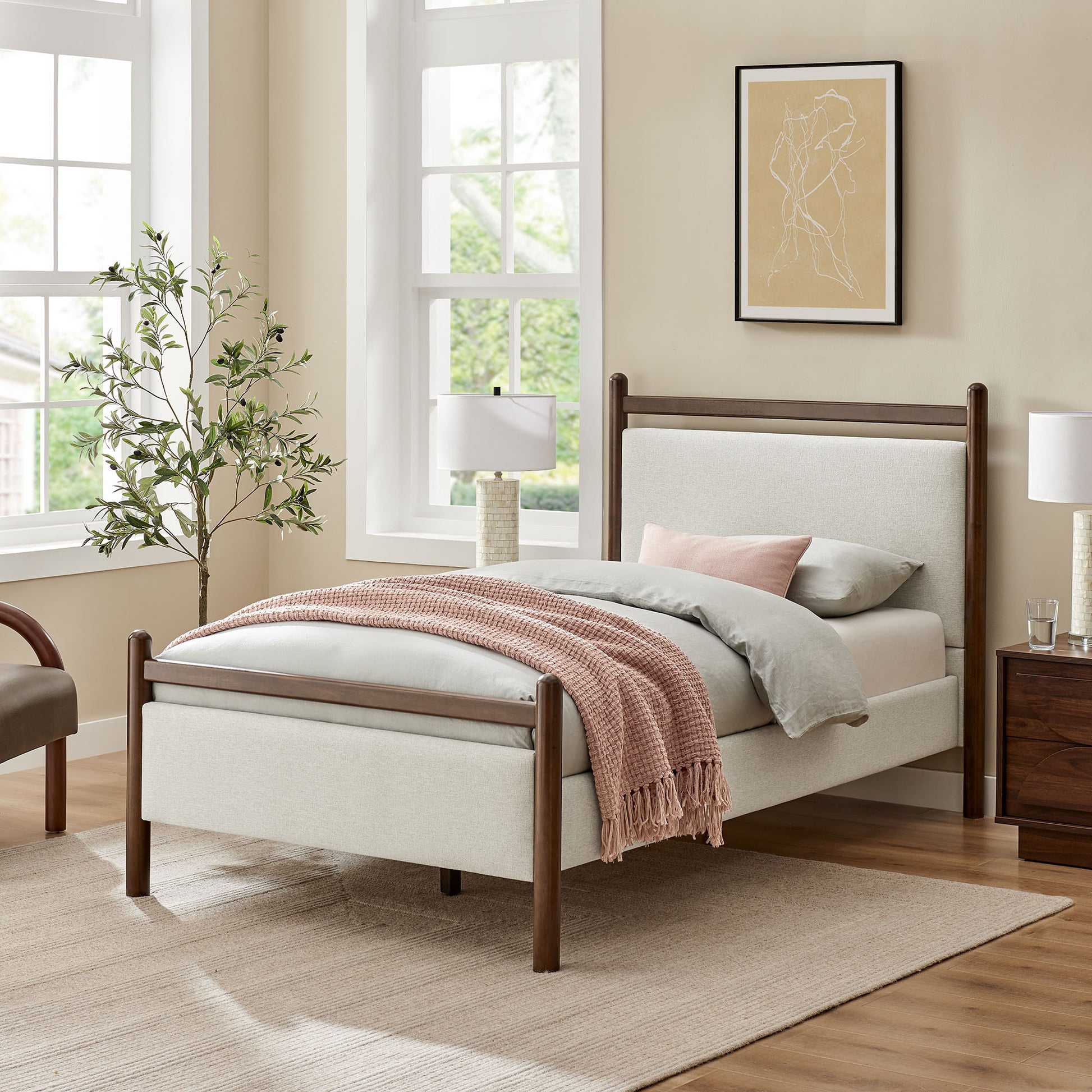 Ginny Twin Size Platform Bed Frame