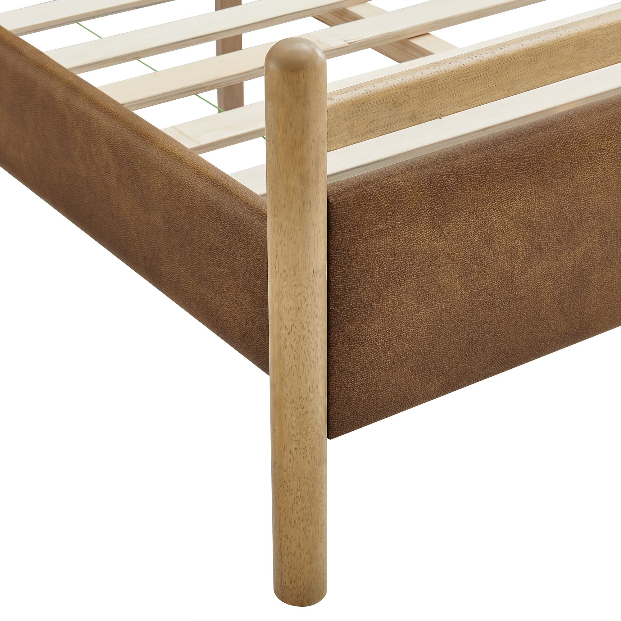 Ginny Twin Size Vegan Leather Platform Bed Frame