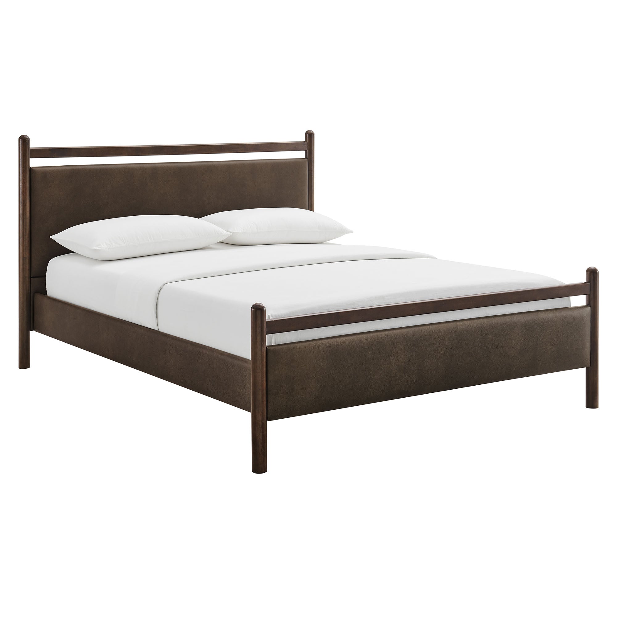 Ginny Vegan Leather Platform Bed Frame