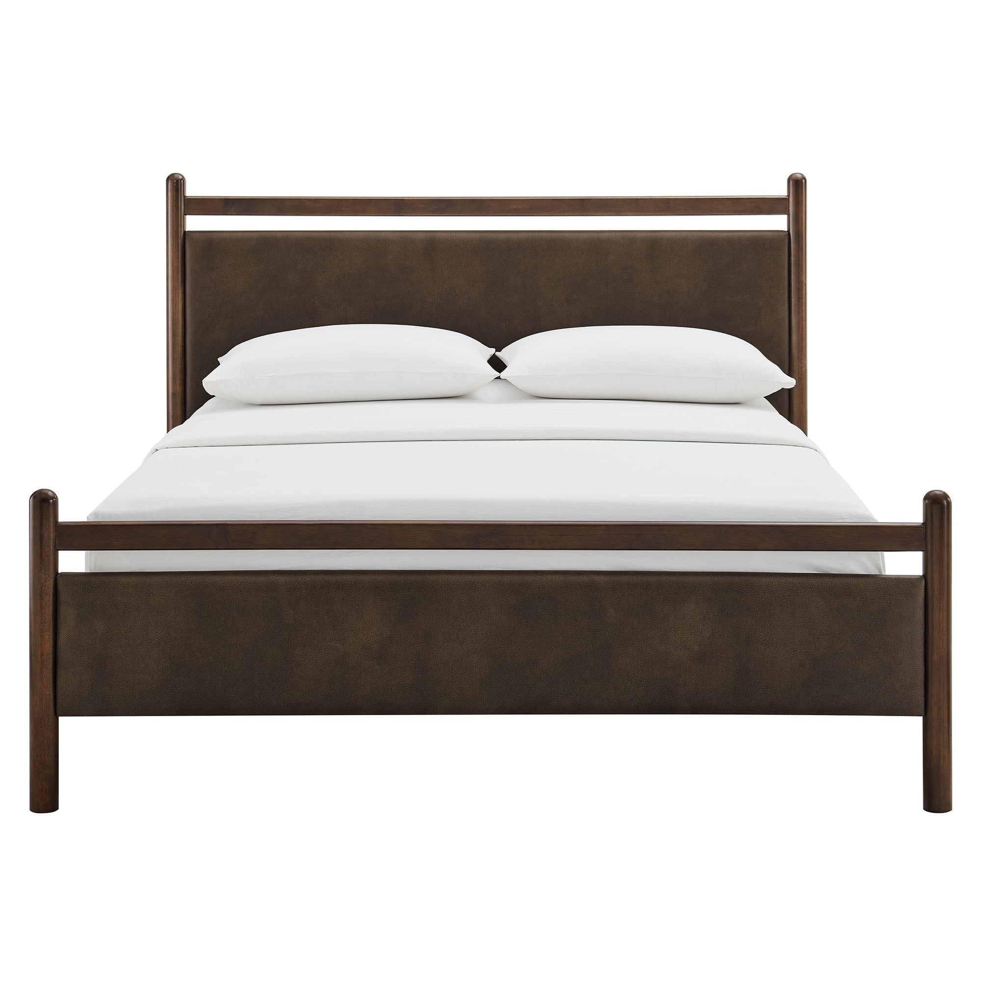 Ginny Vegan Leather Platform Bed Frame