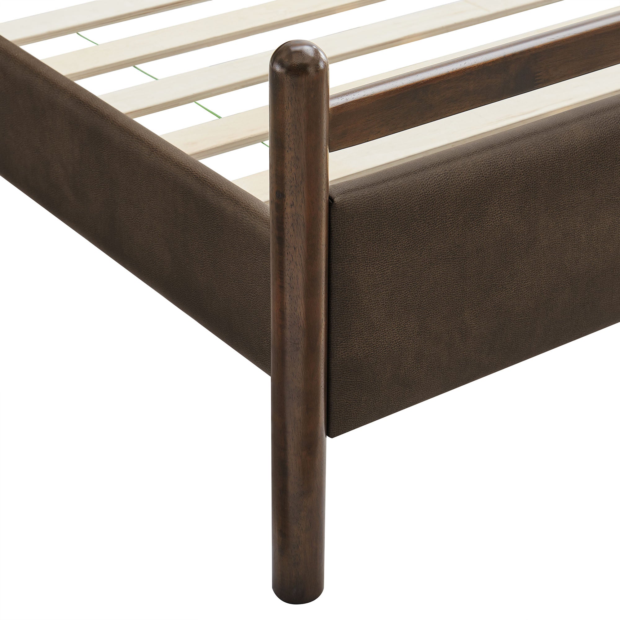 Ginny Vegan Leather Platform Bed Frame
