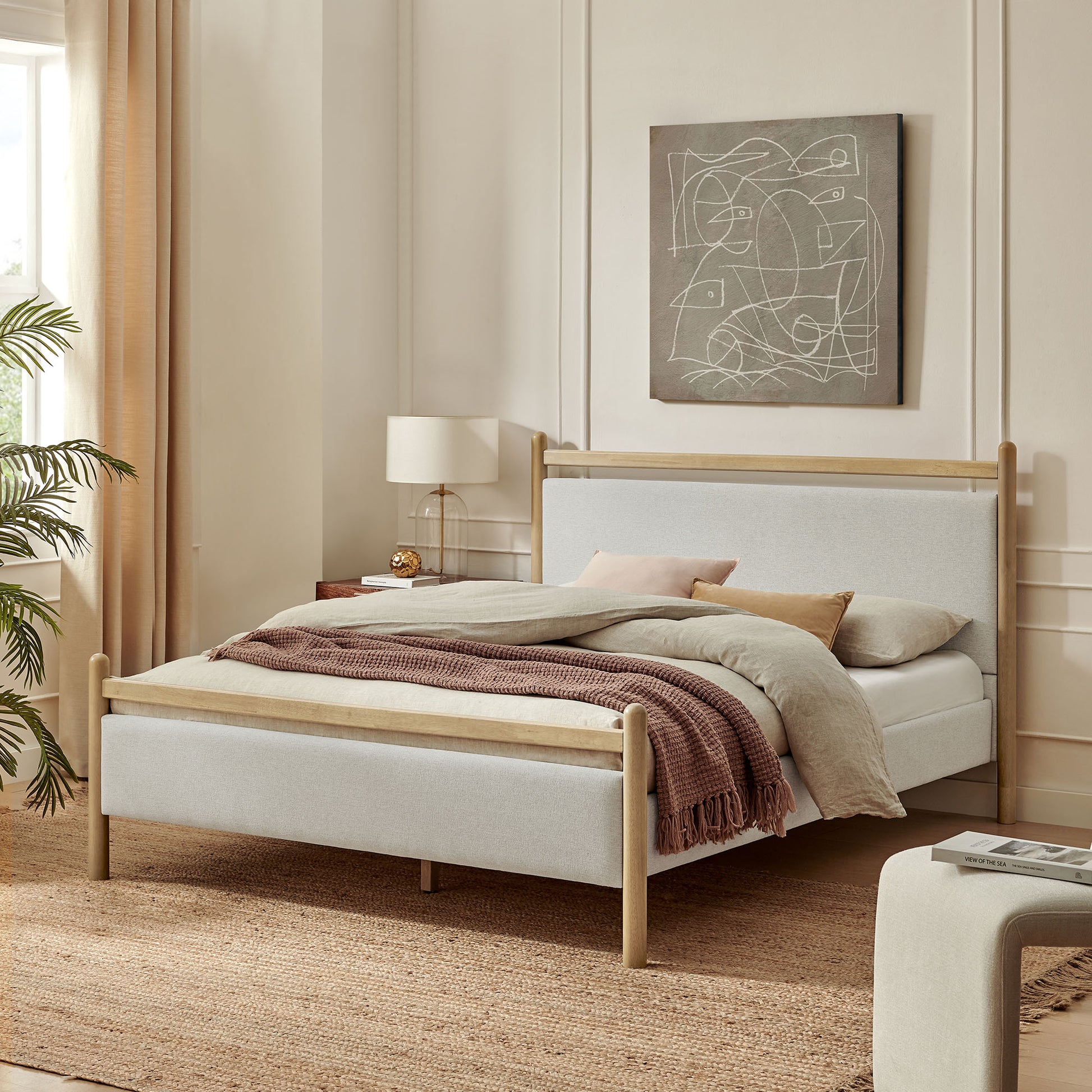 Ginny King Size Platform Bed Frame