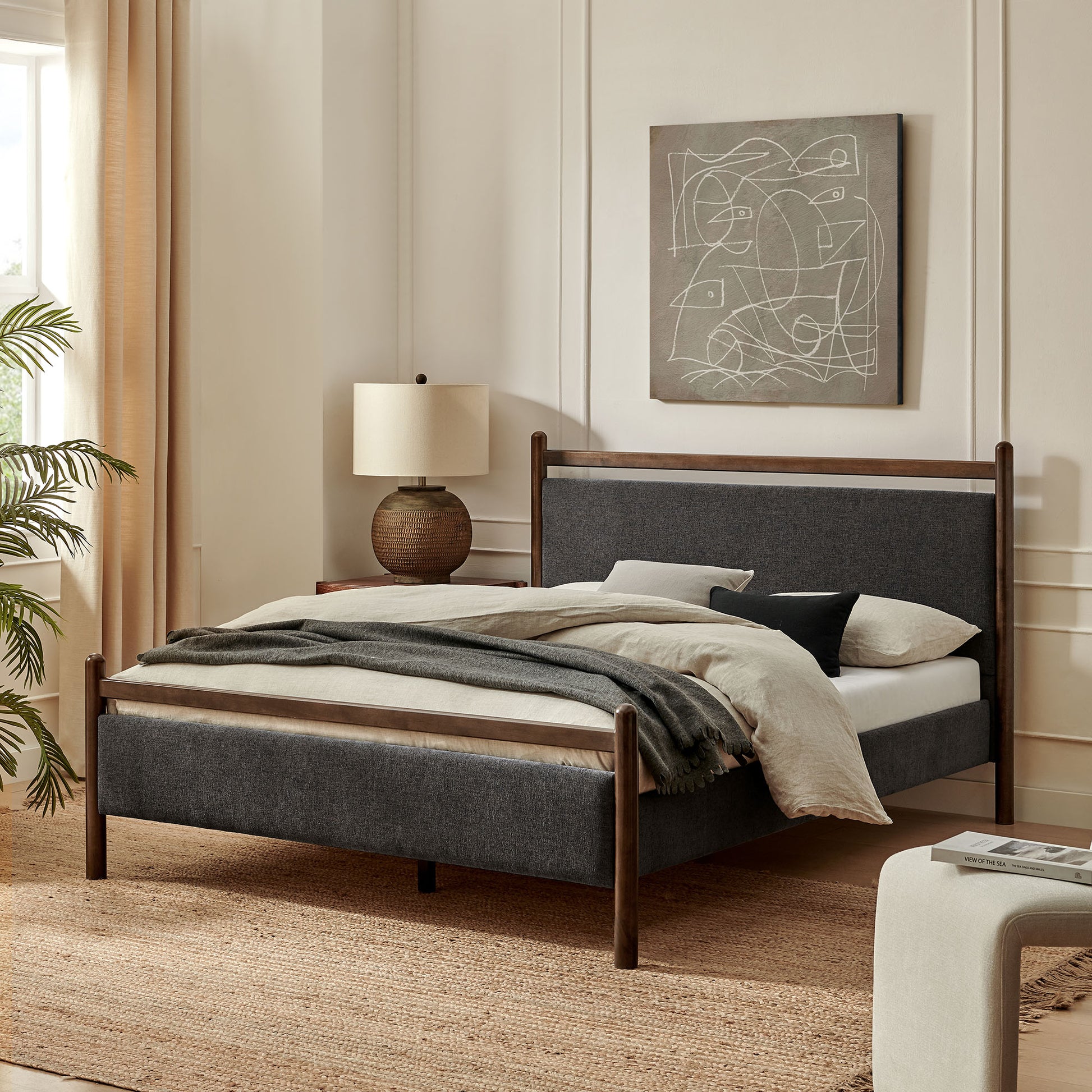 Ginny King Size Platform Bed Frame