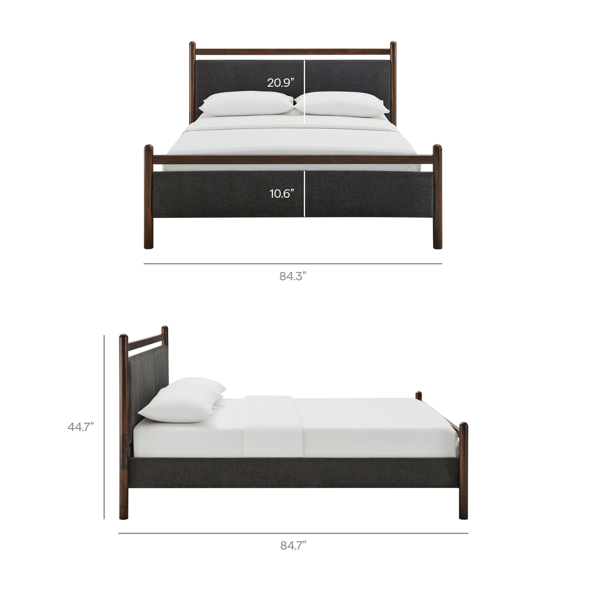 Ginny King Size Platform Bed Frame