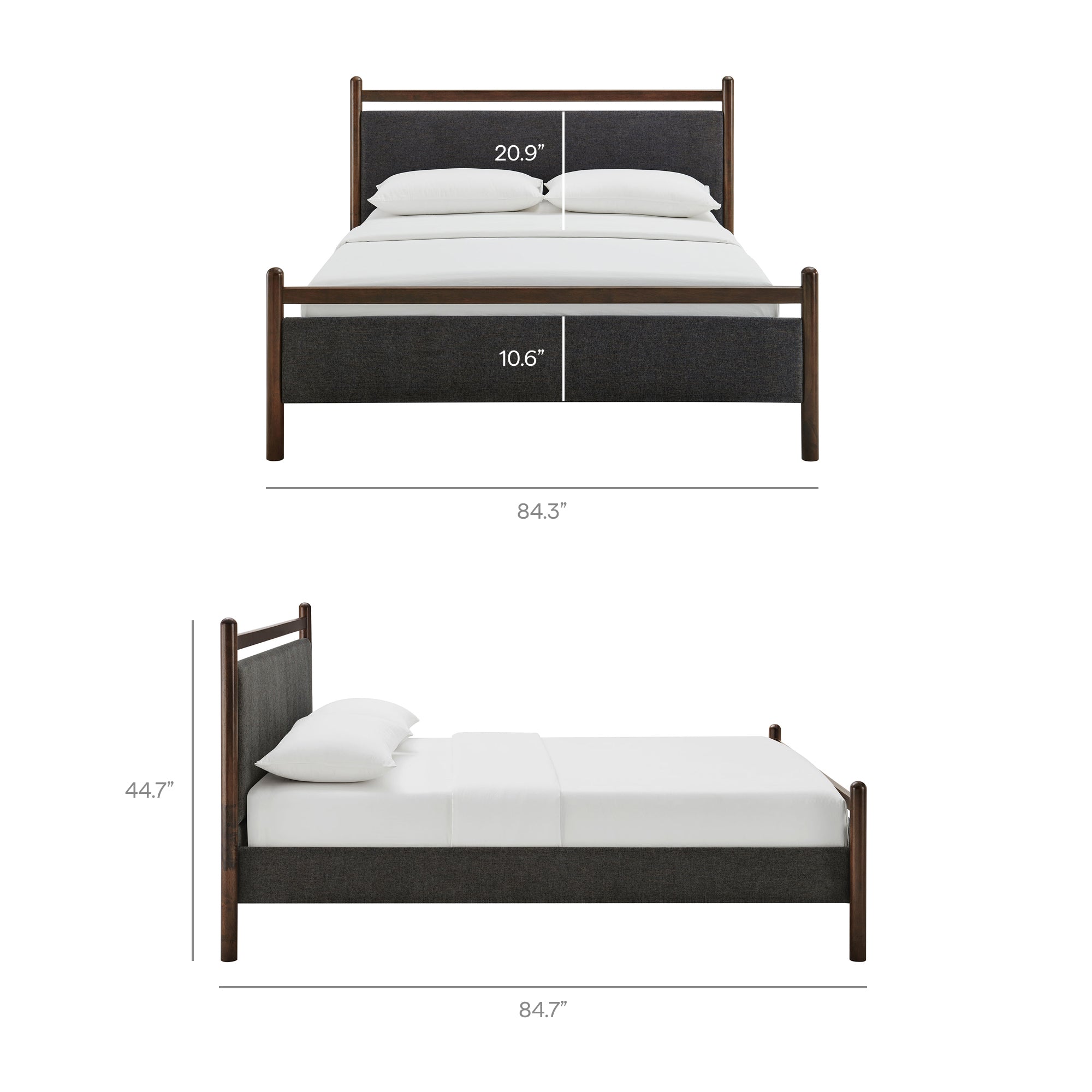 Ginny King Size Platform Bed Frame