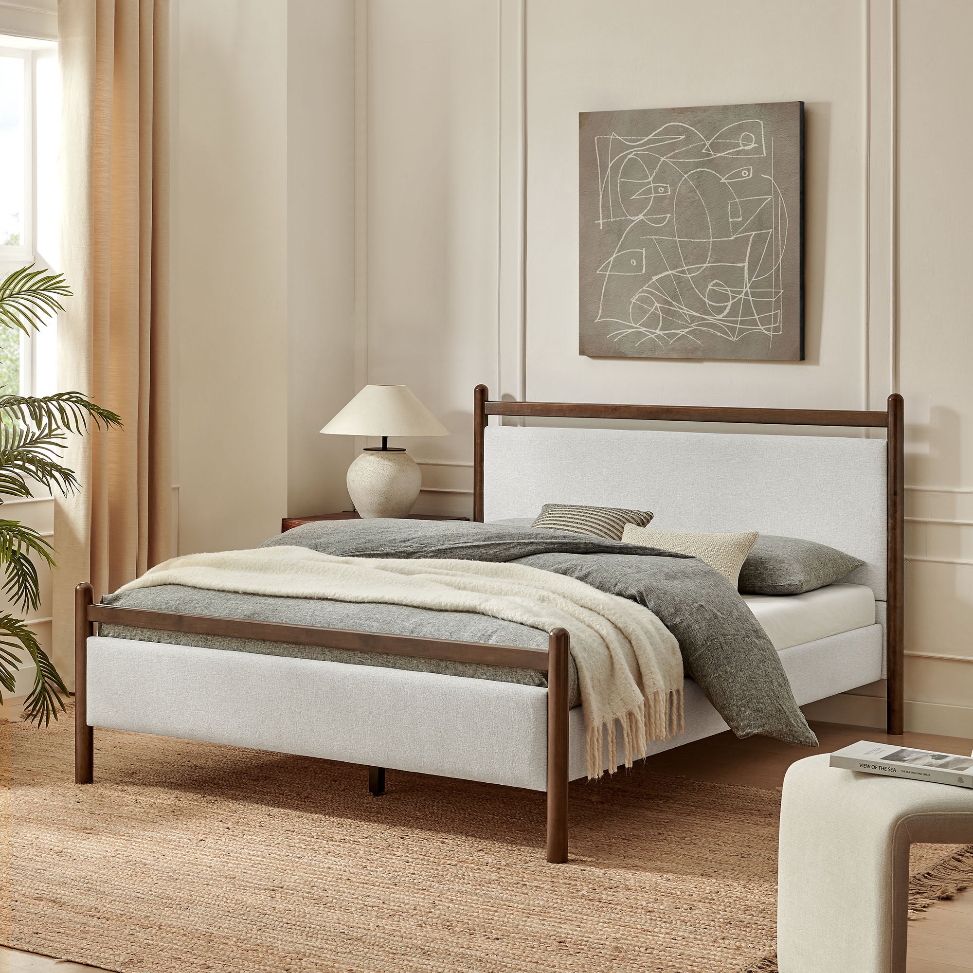 Ginny King Size Platform Bed Frame