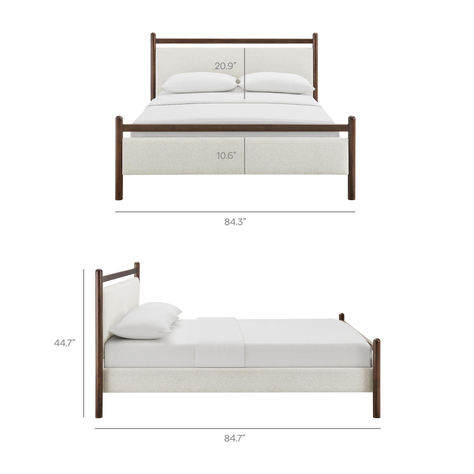 Ginny King Size Platform Bed Frame