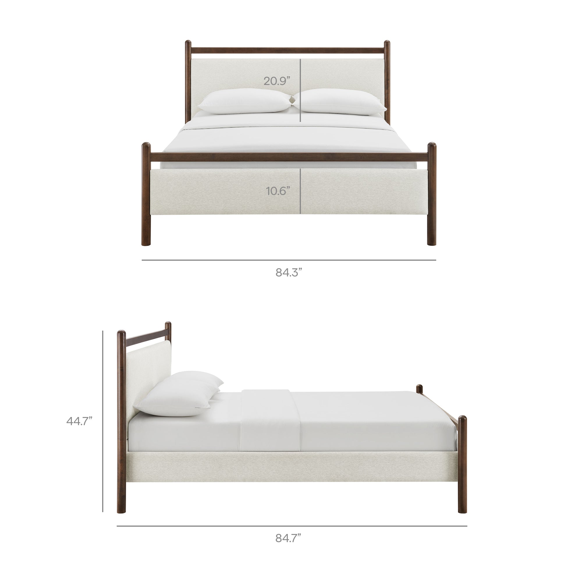 Ginny King Size Platform Bed Frame