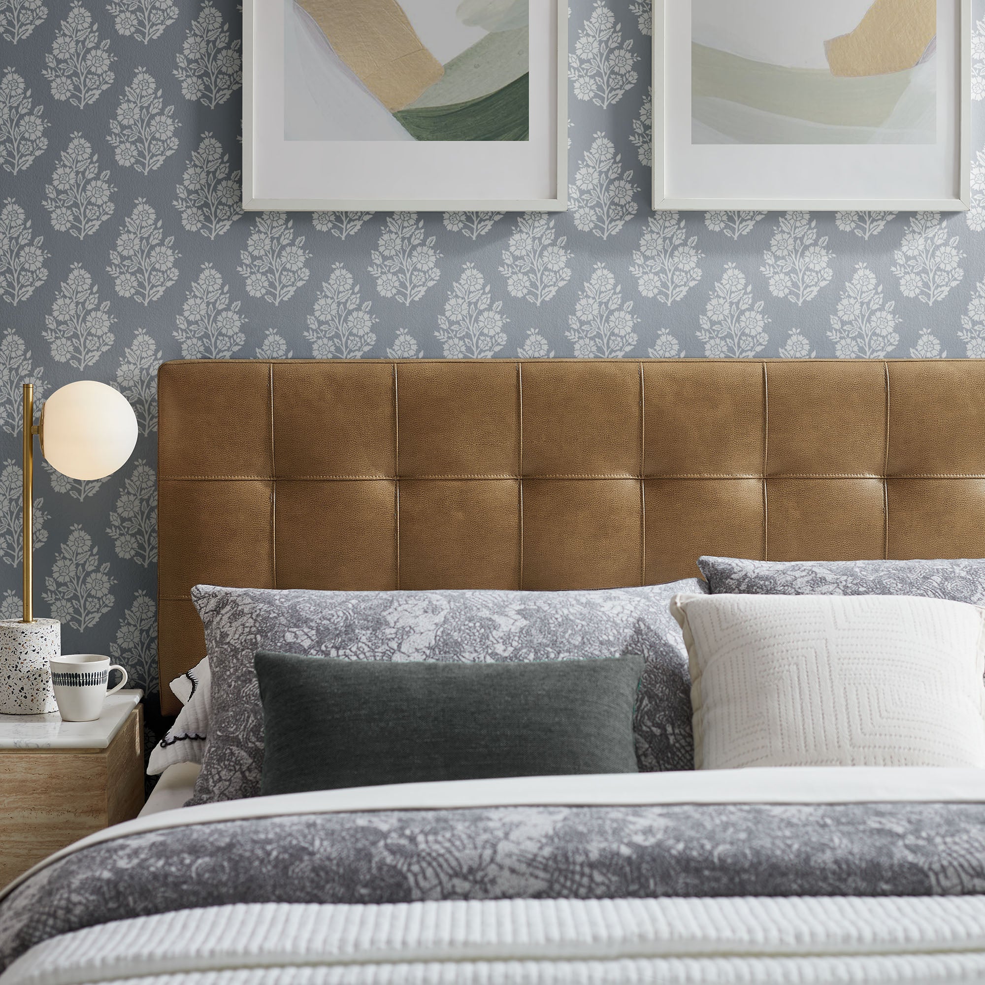 Lily Vegan Leather Full Size Headboard