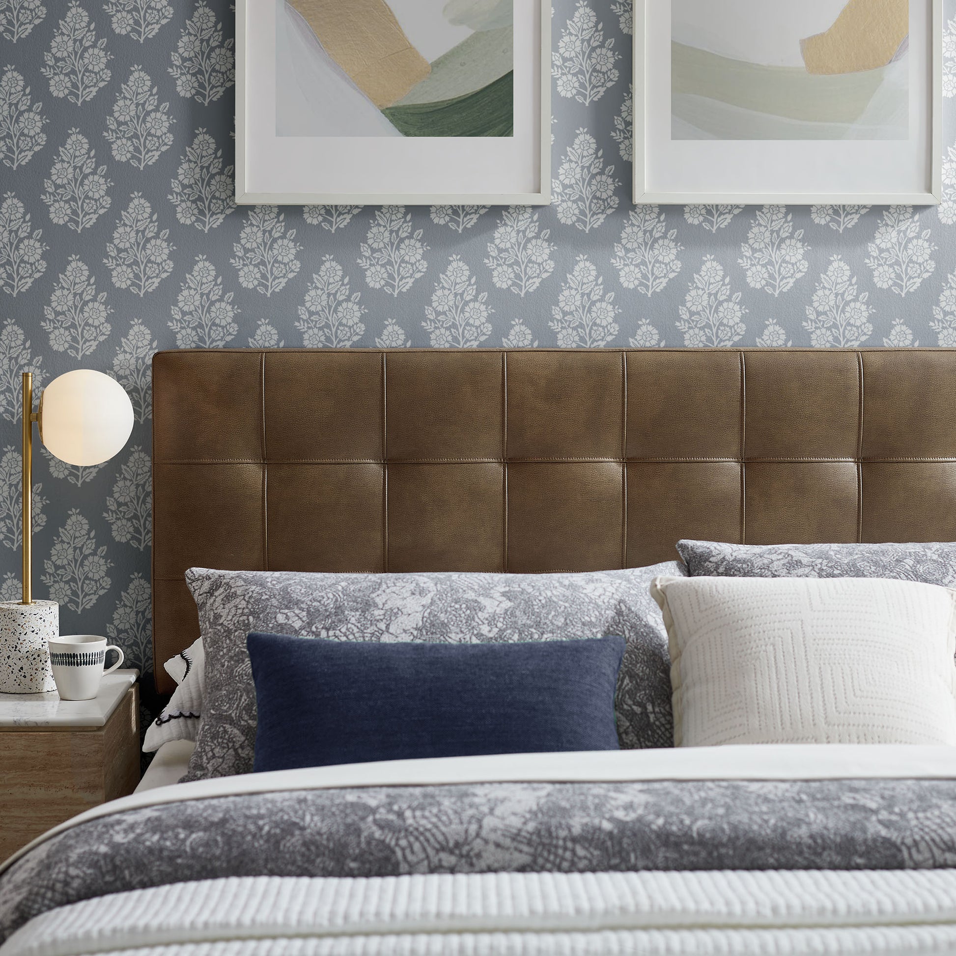 Lily Vegan Leather King Size Headboard