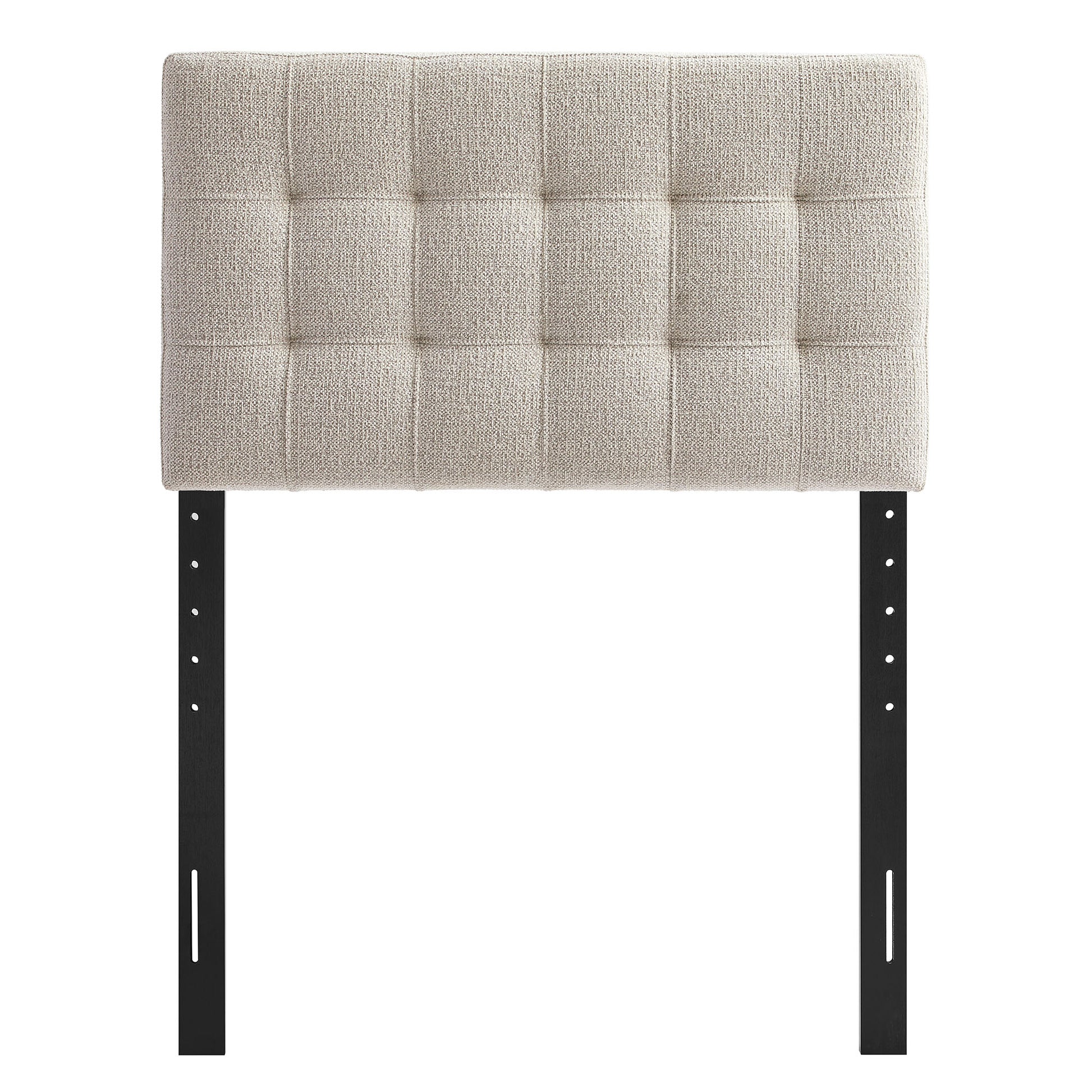 Lily Upholstered Twin Size Headboard - Taupe