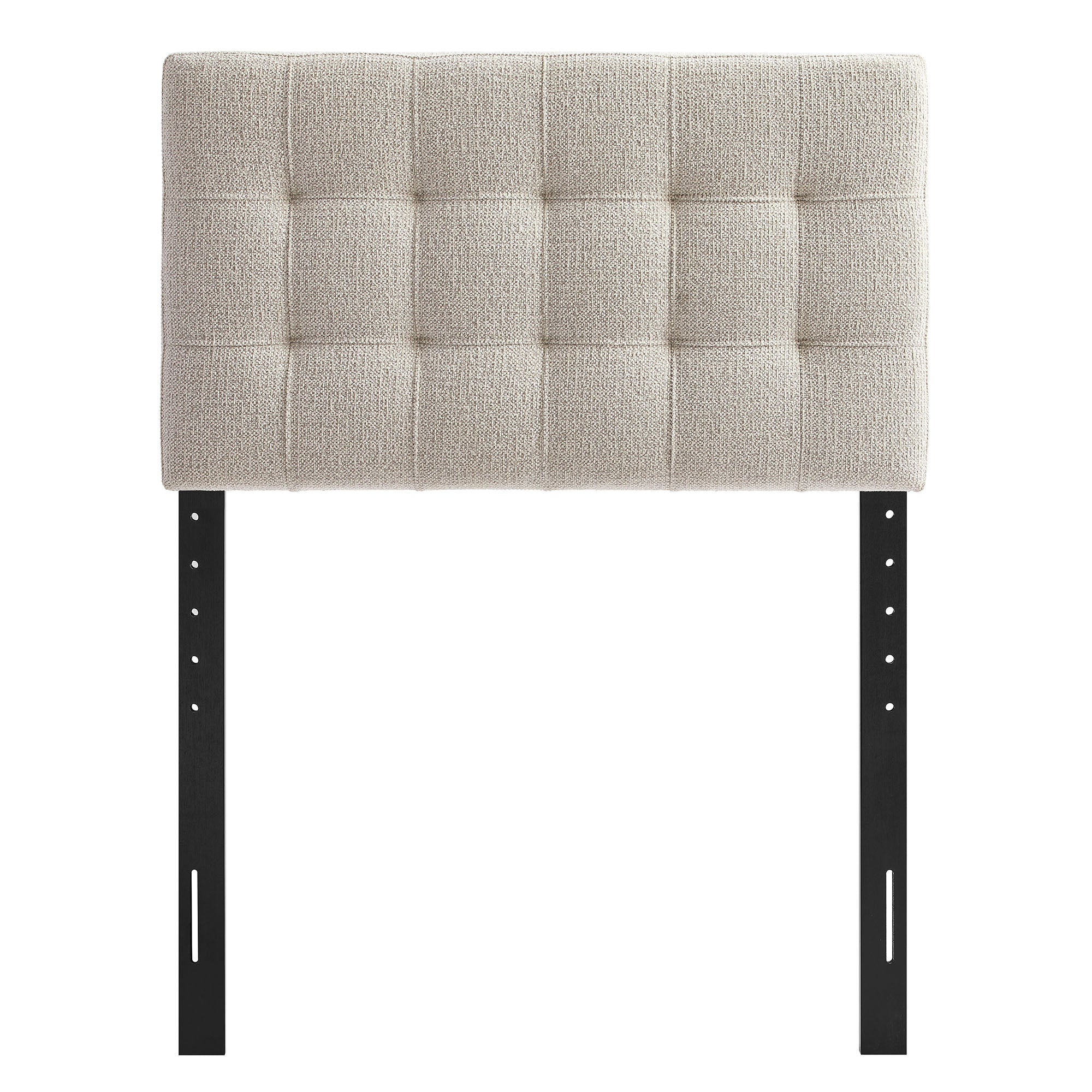 Lily Upholstered Twin Size Headboard - Taupe