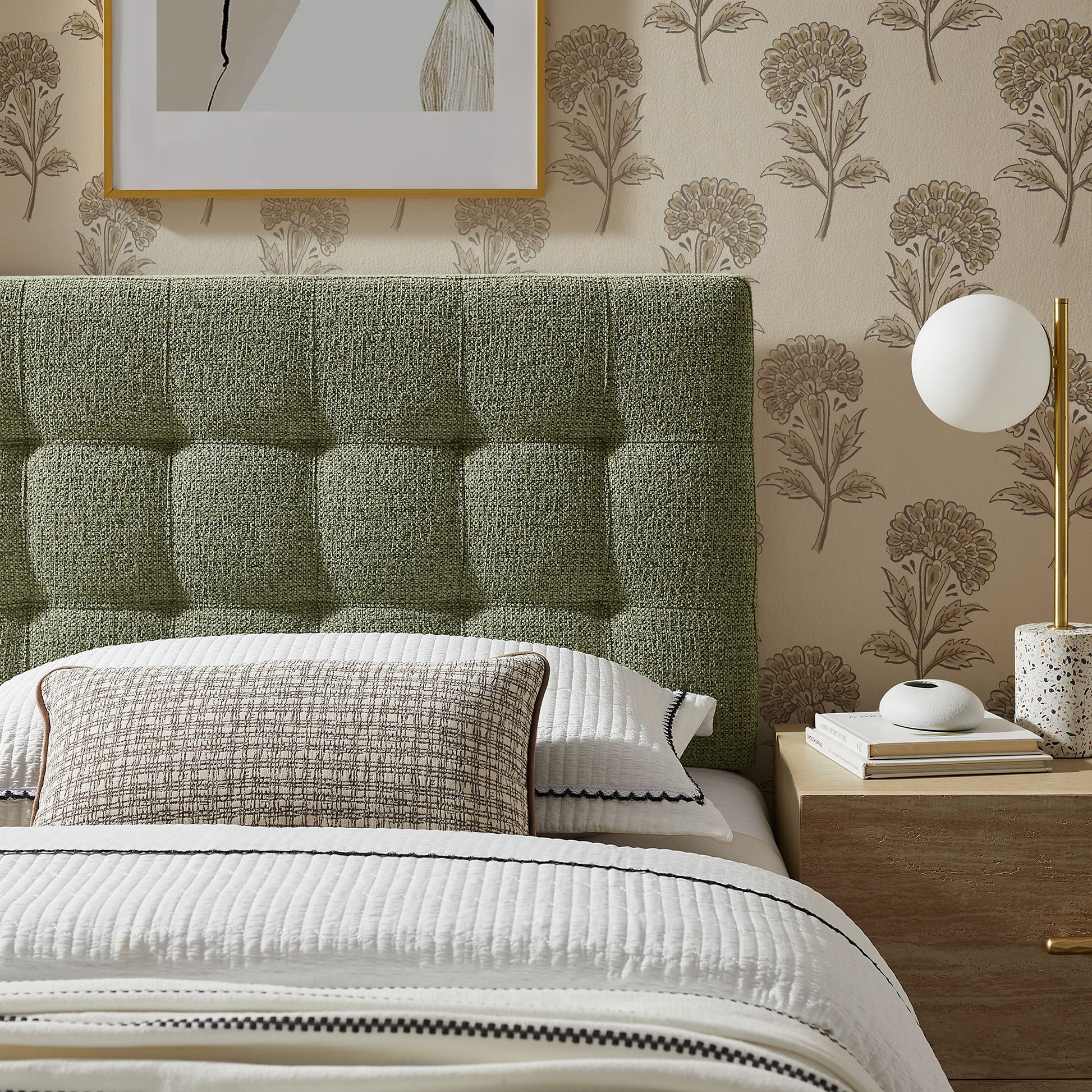 Lily Upholstered Twin Size Headboard