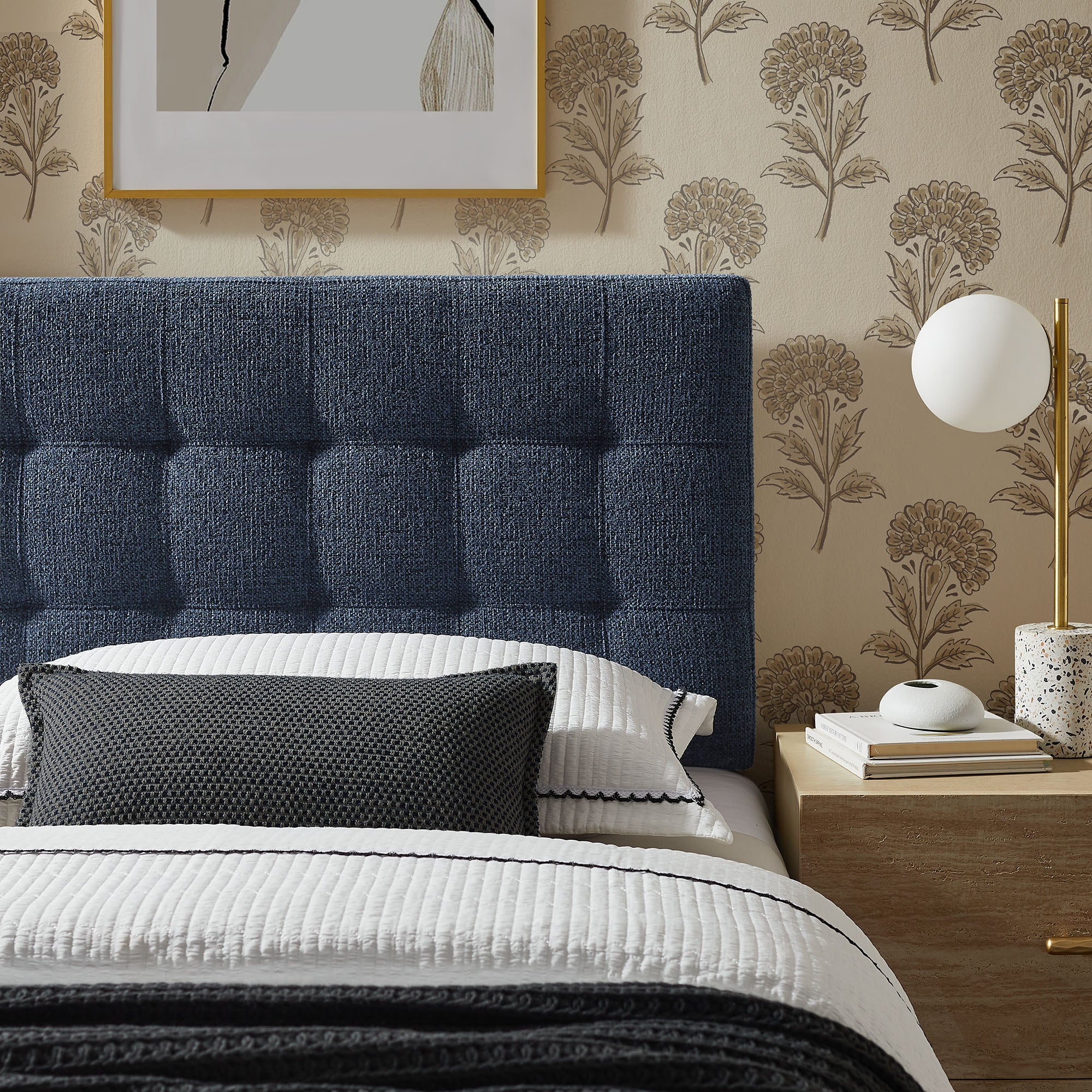 Lily Upholstered Twin Size Headboard