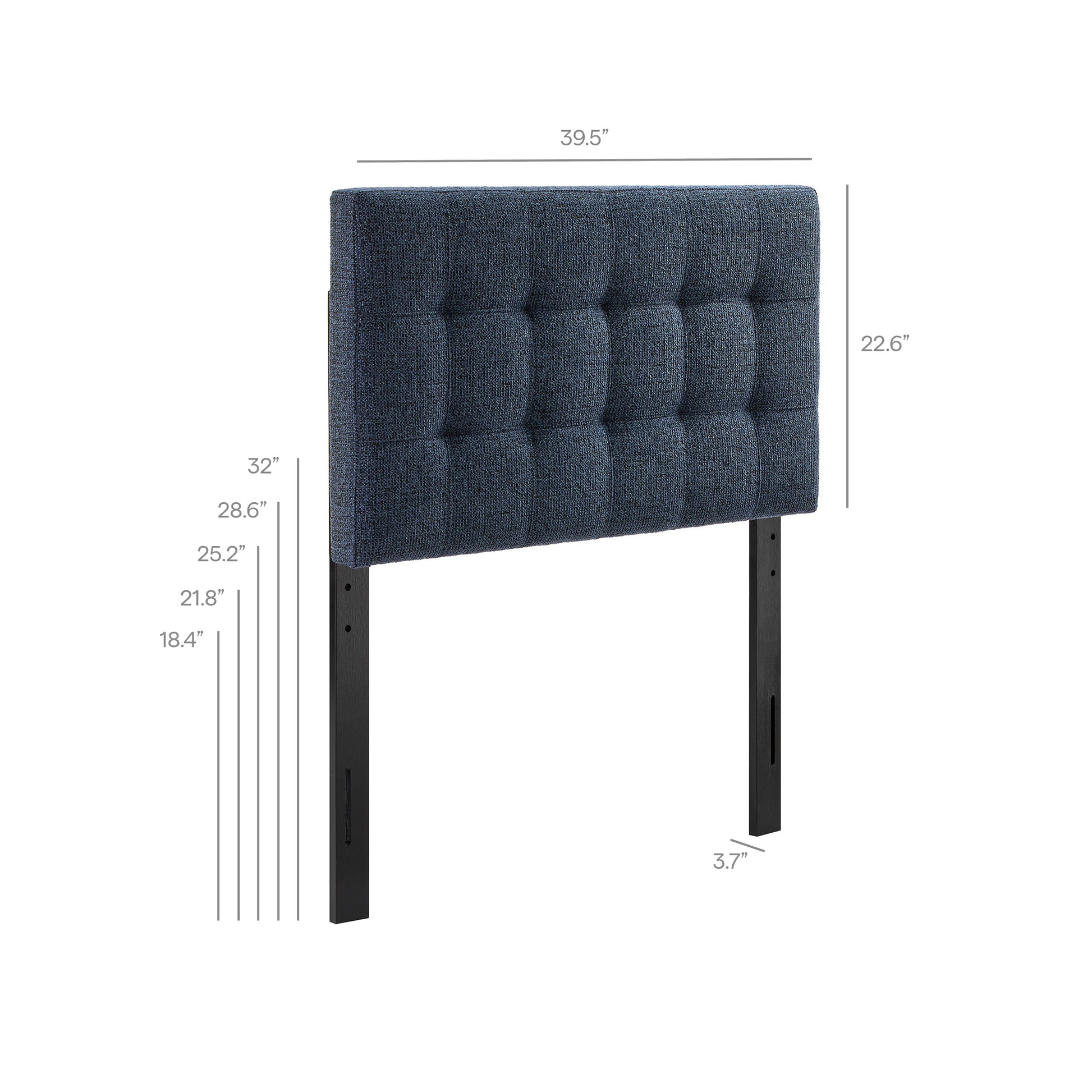 Lily Upholstered Twin Size Headboard