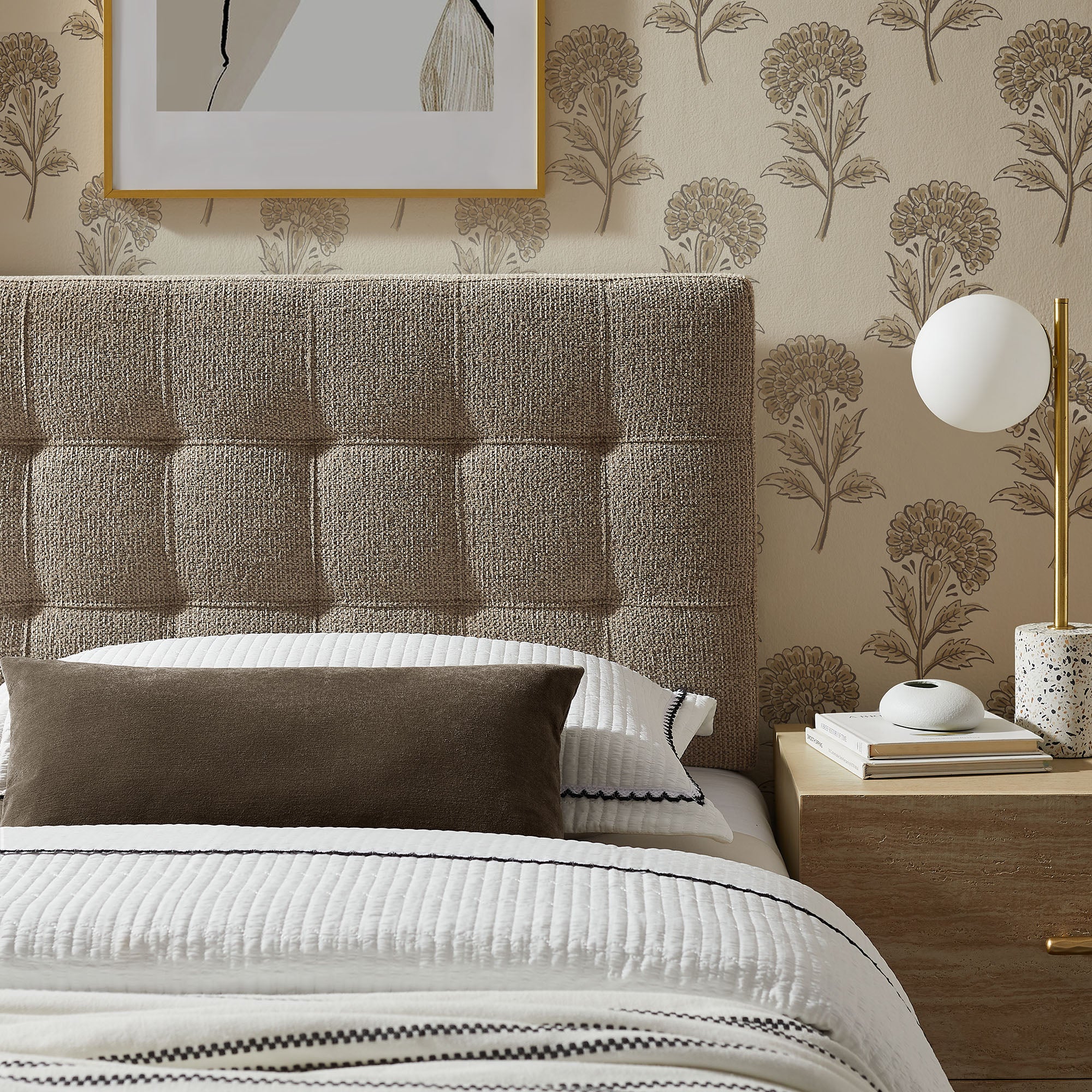 Lily Upholstered Twin Size Headboard