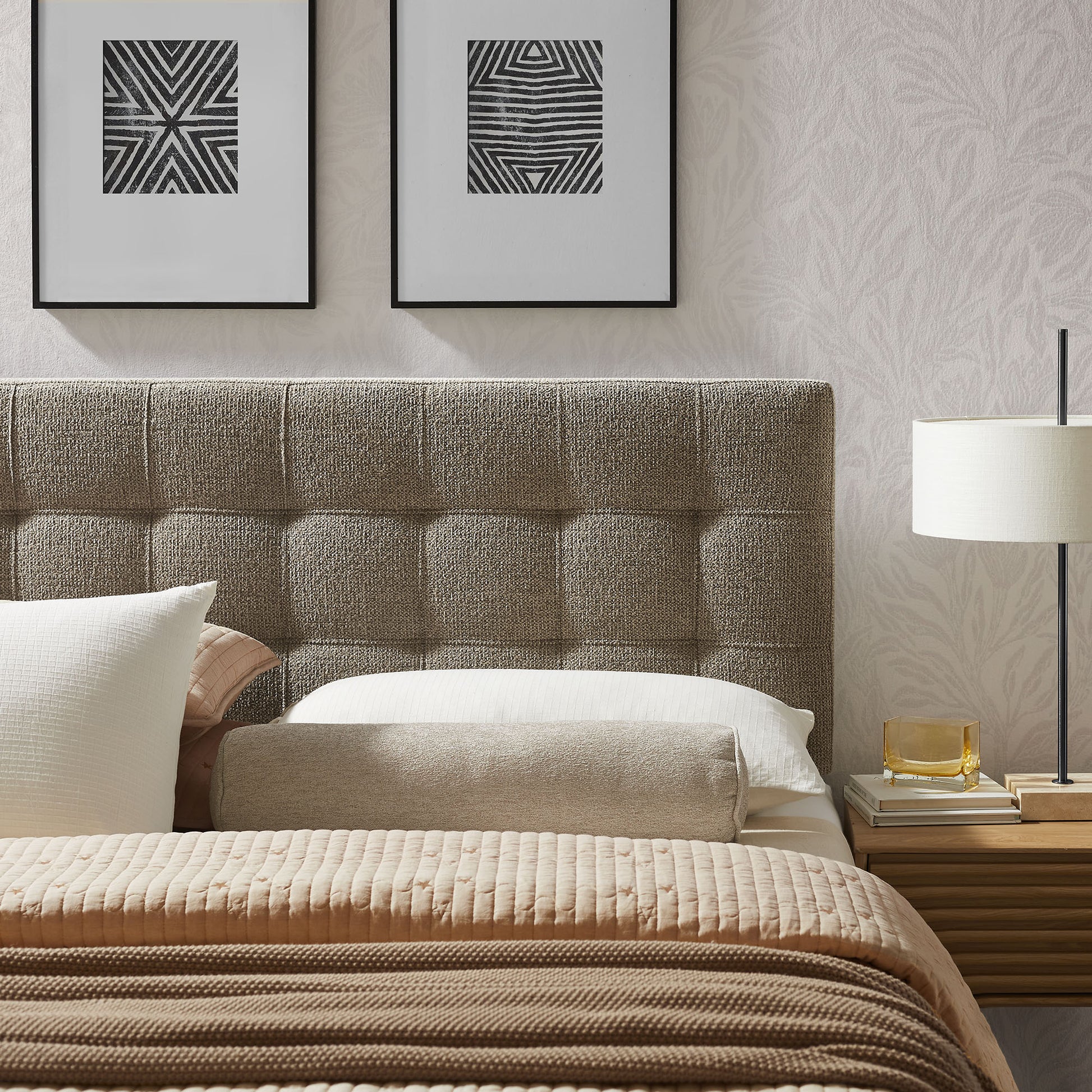 Lily Upholstered Full Size Headboard