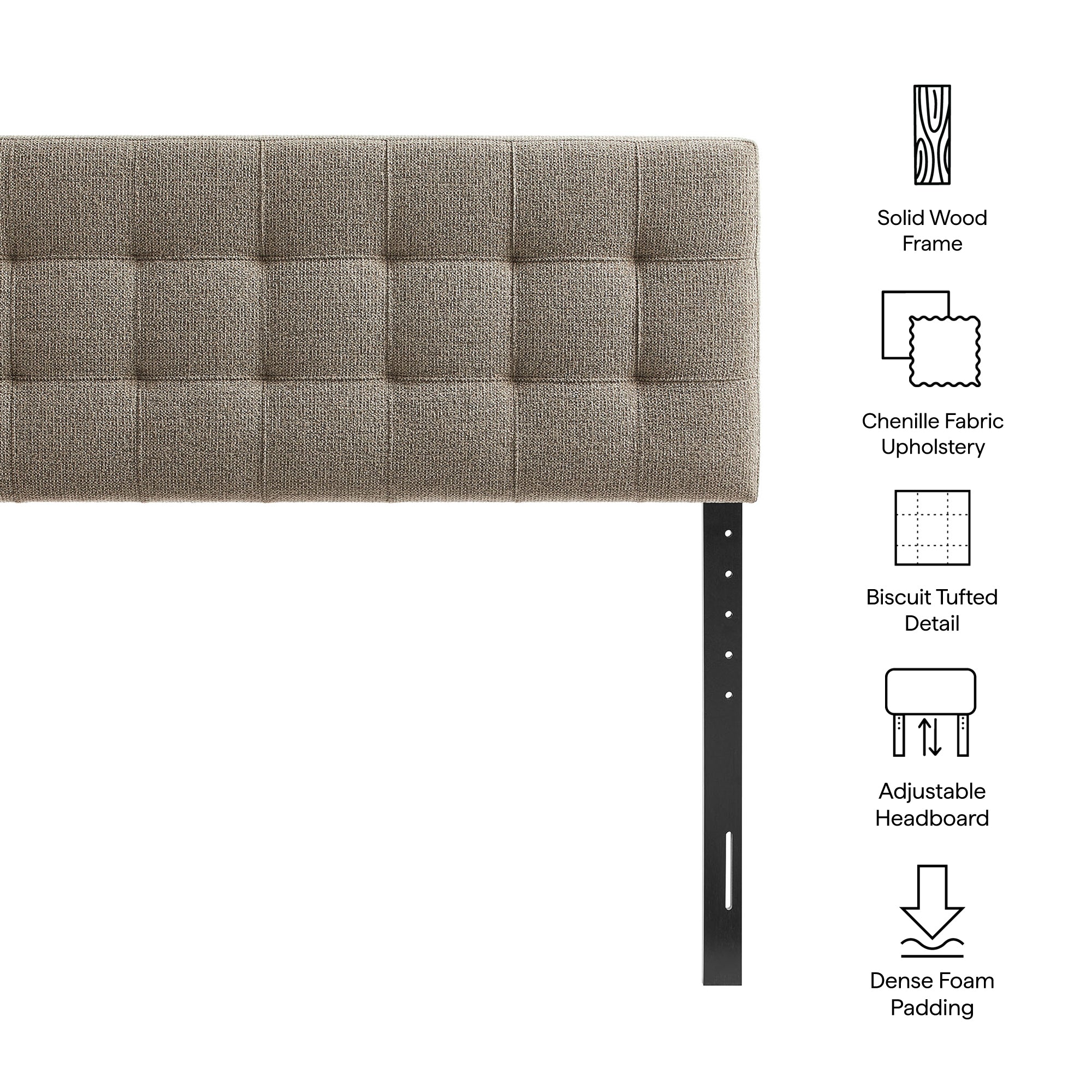 Lily Upholstered Full Size Headboard