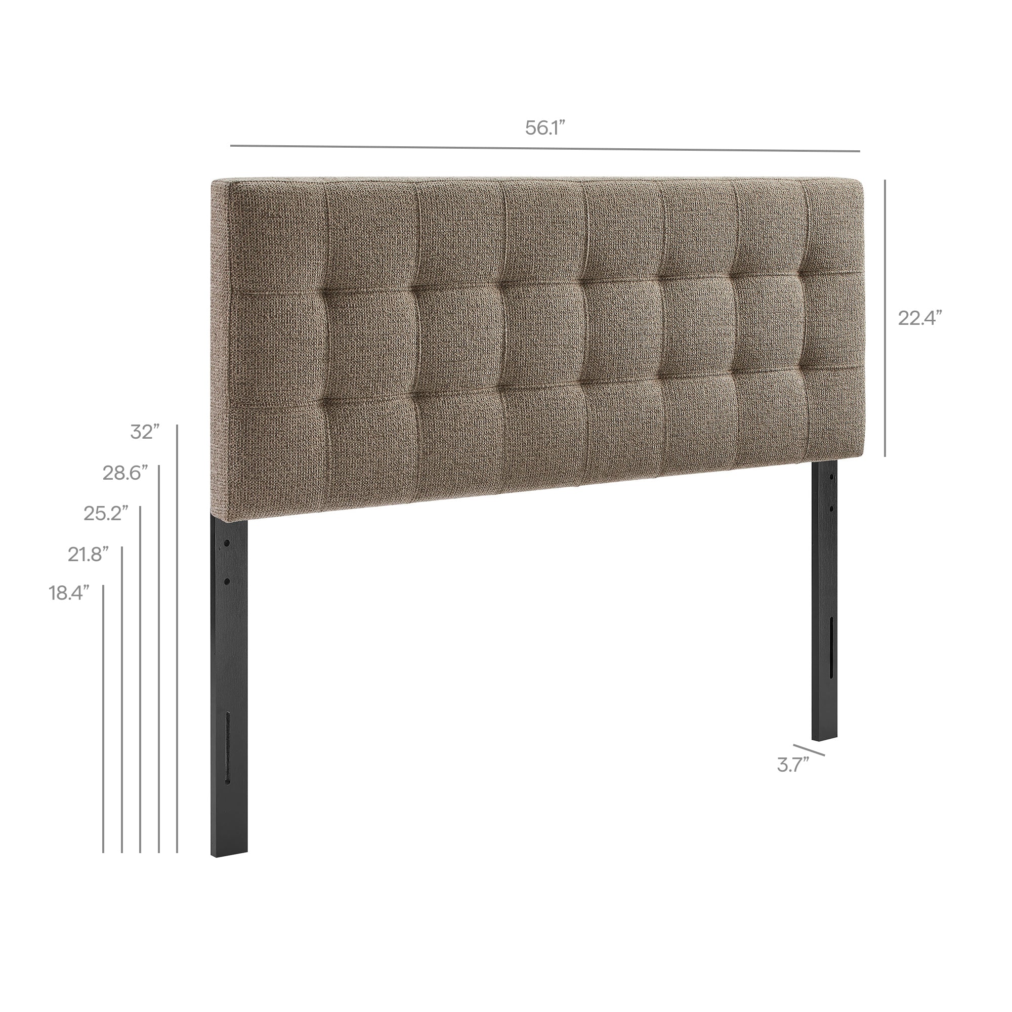 Lily Upholstered Full Size Headboard