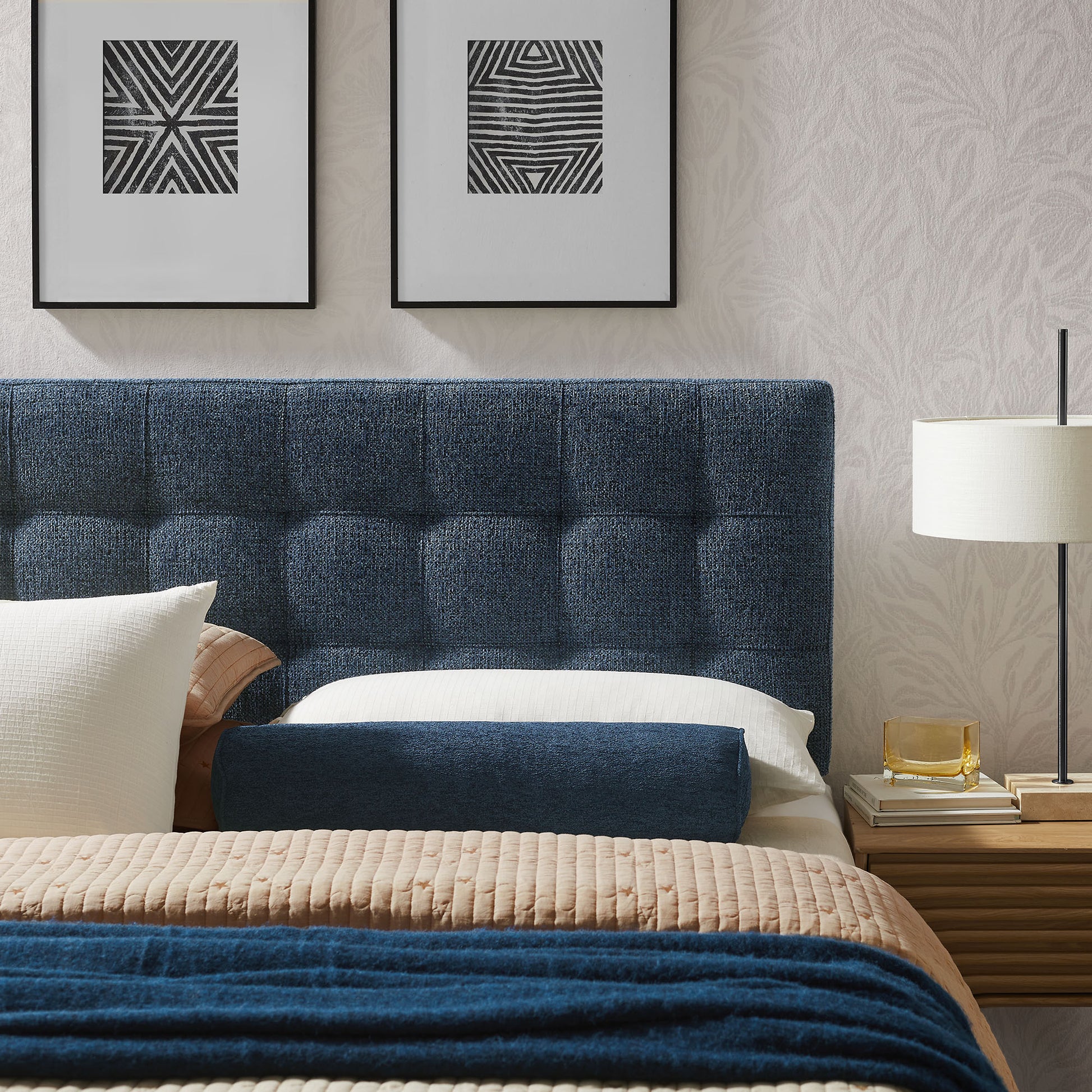 Lily Upholstered King Size Headboard