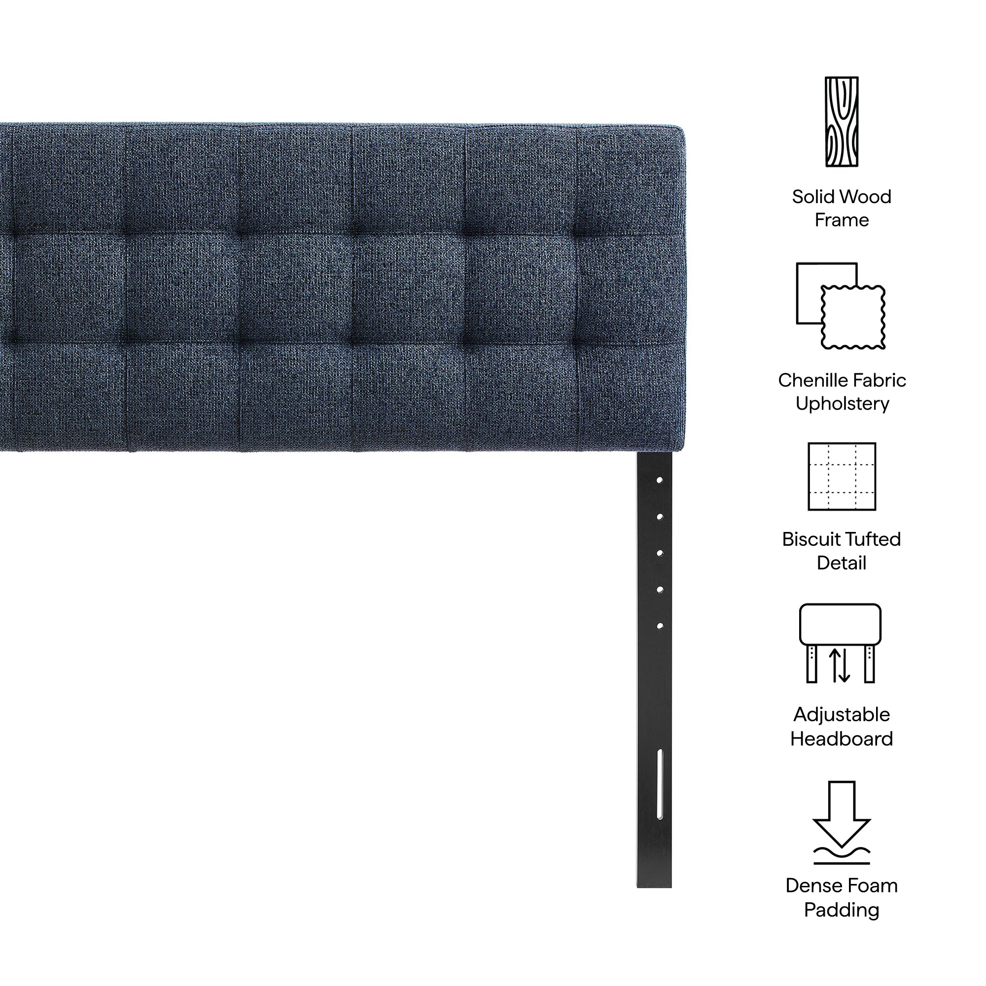Lily Upholstered King Size Headboard