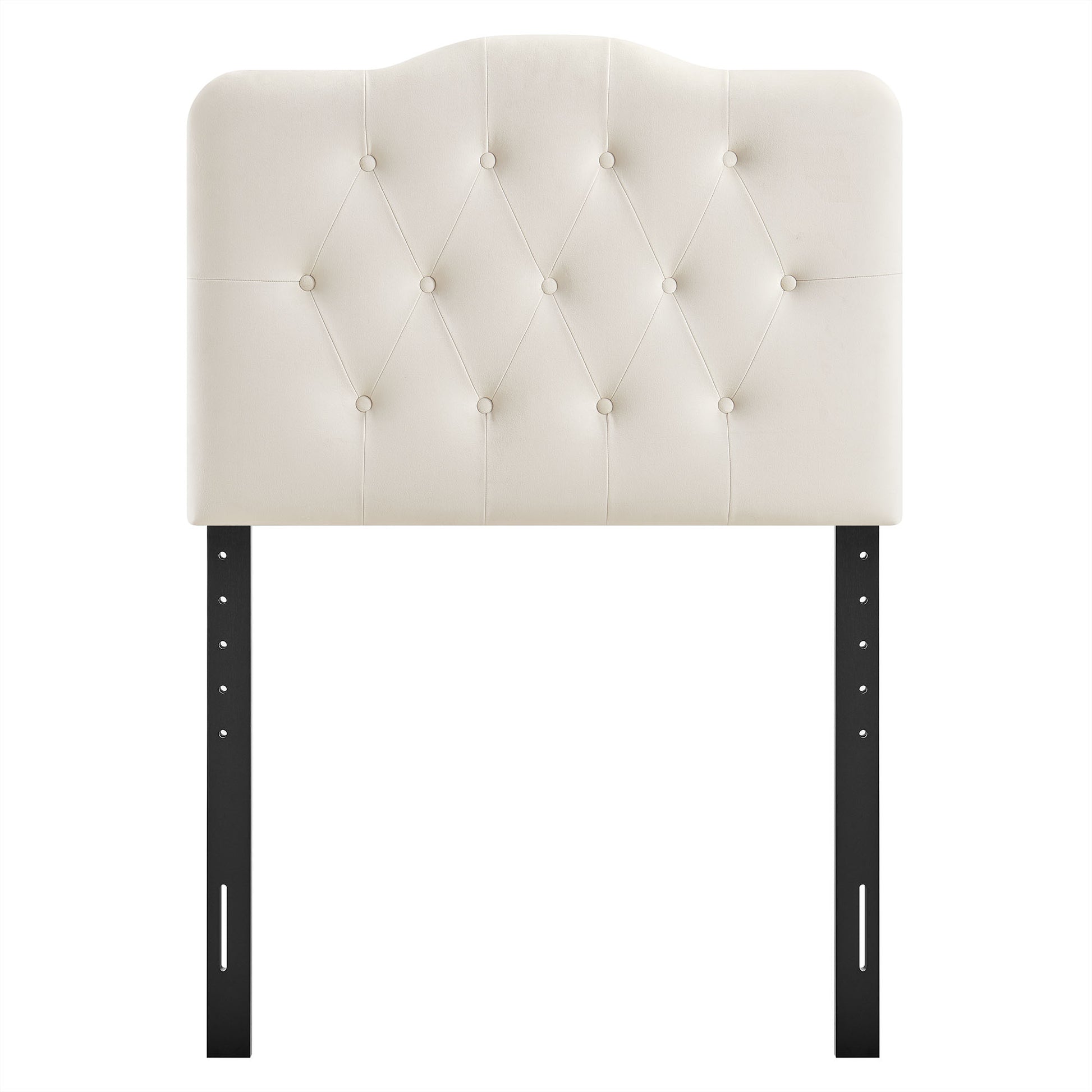 Annabel Stain-Resistant Performance Velvet Twin Headboard - Mulberry