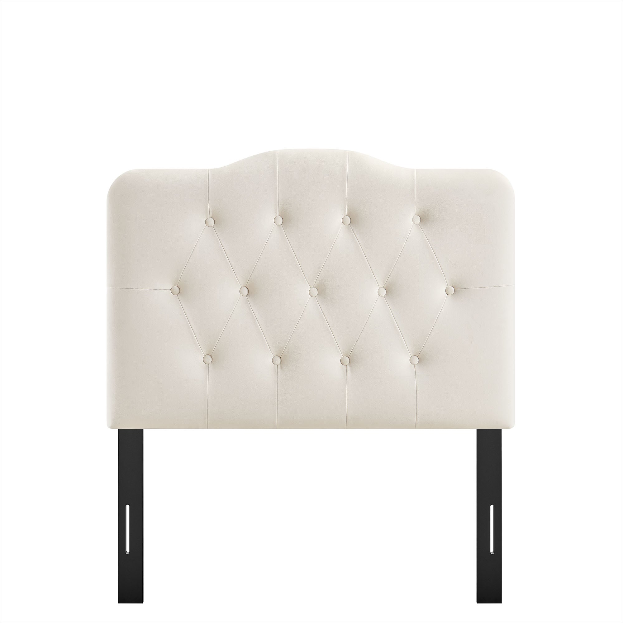 Annabel Stain-Resistant Performance Velvet Twin Headboard - Taupe