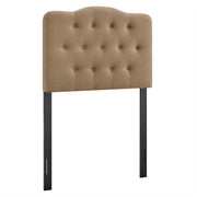 Annabel Premium Linen Blend Twin Headboard - Almond