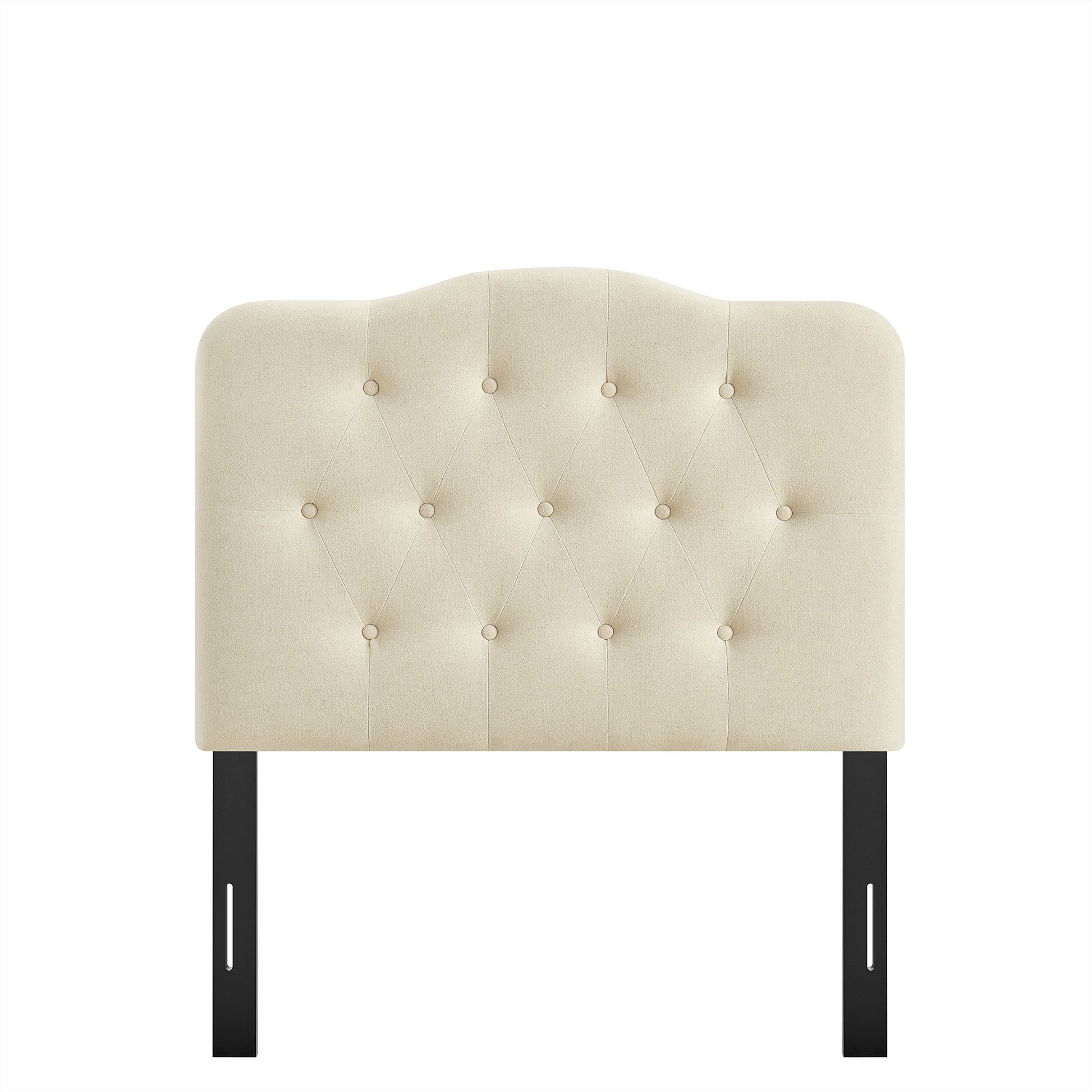 Annabel Premium Linen Blend Twin Headboard