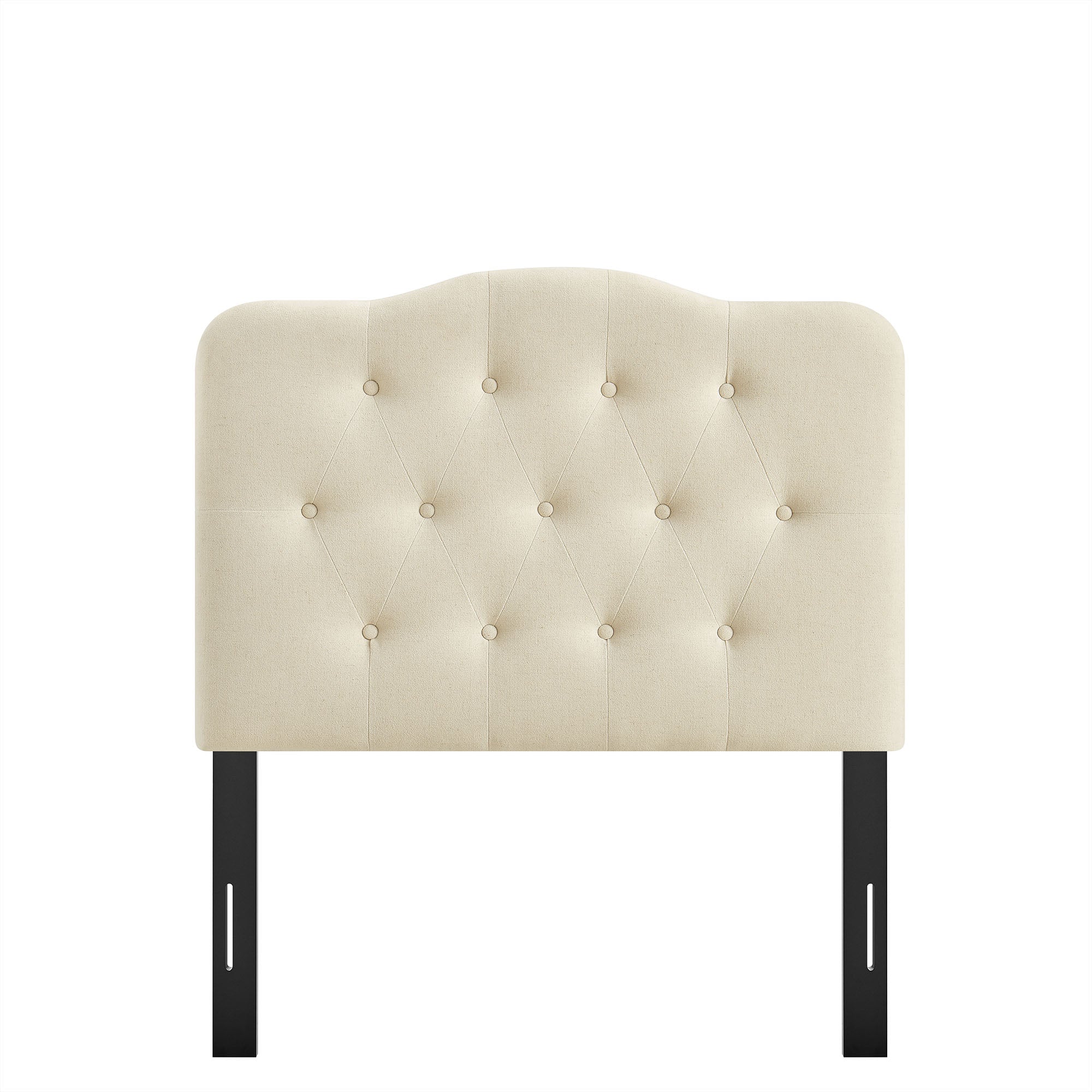 Annabel Premium Linen Blend Twin Headboard