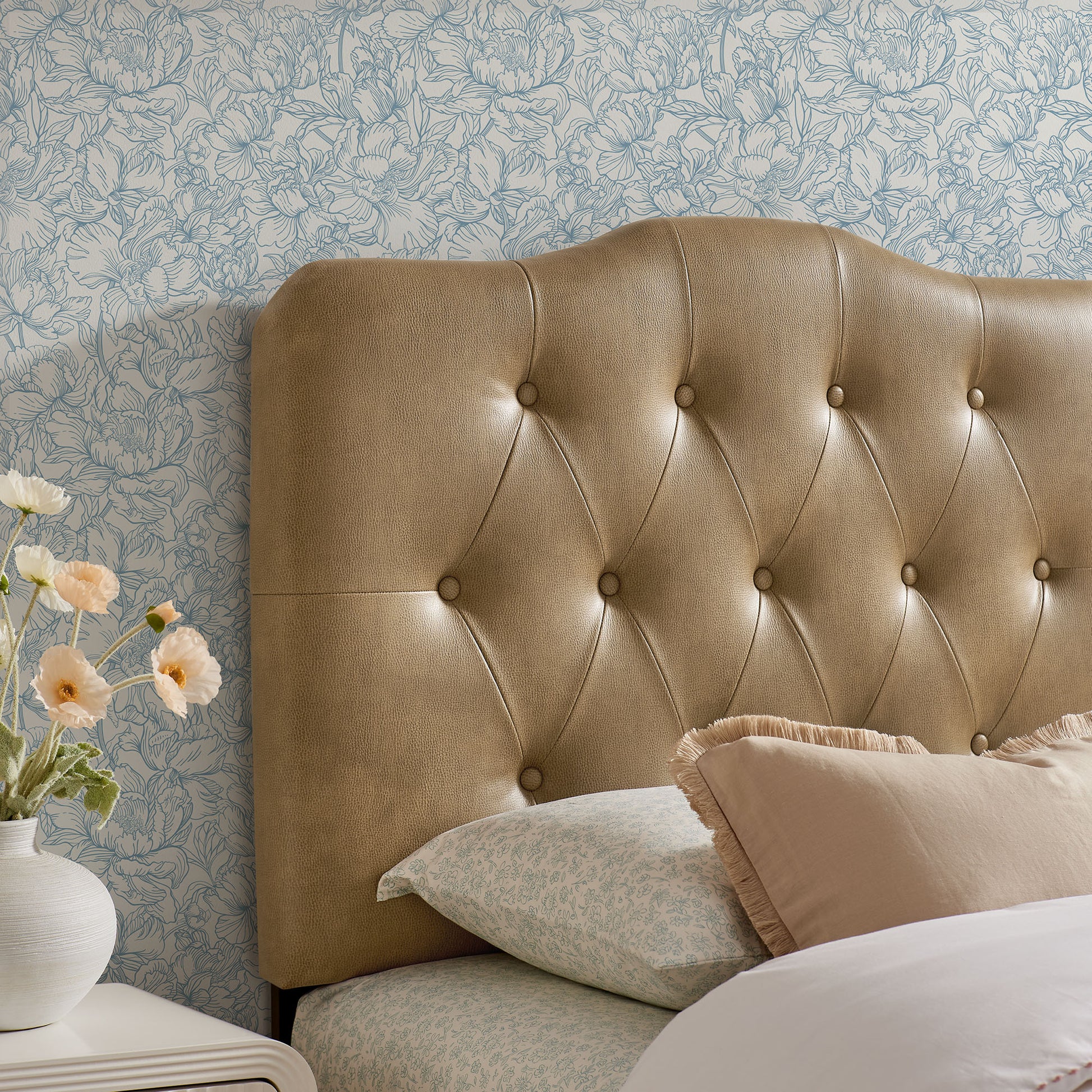 Annabel Faux Leather Twin Headboard