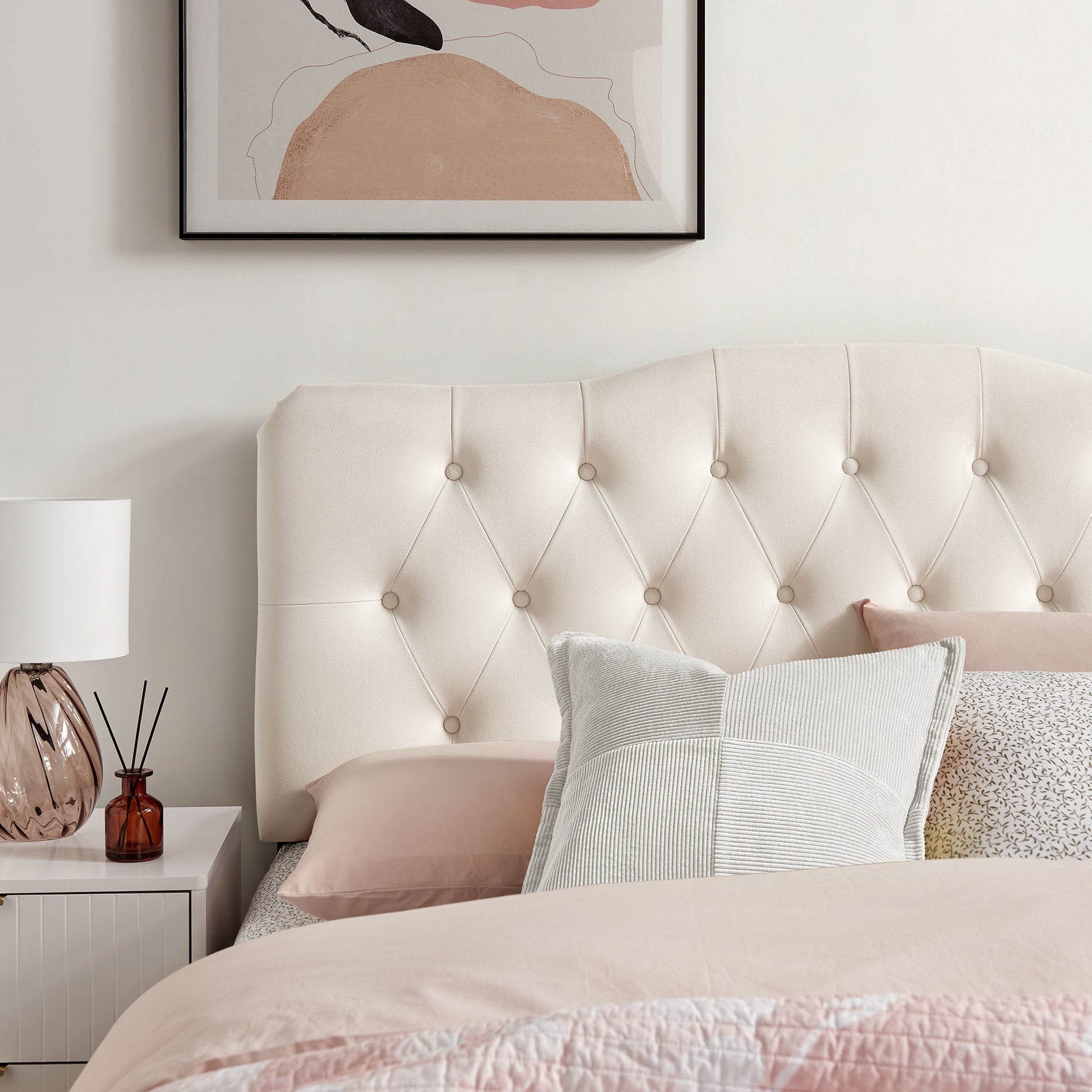 Annabel Stain-Resistant Performance Velvet Full Headboard