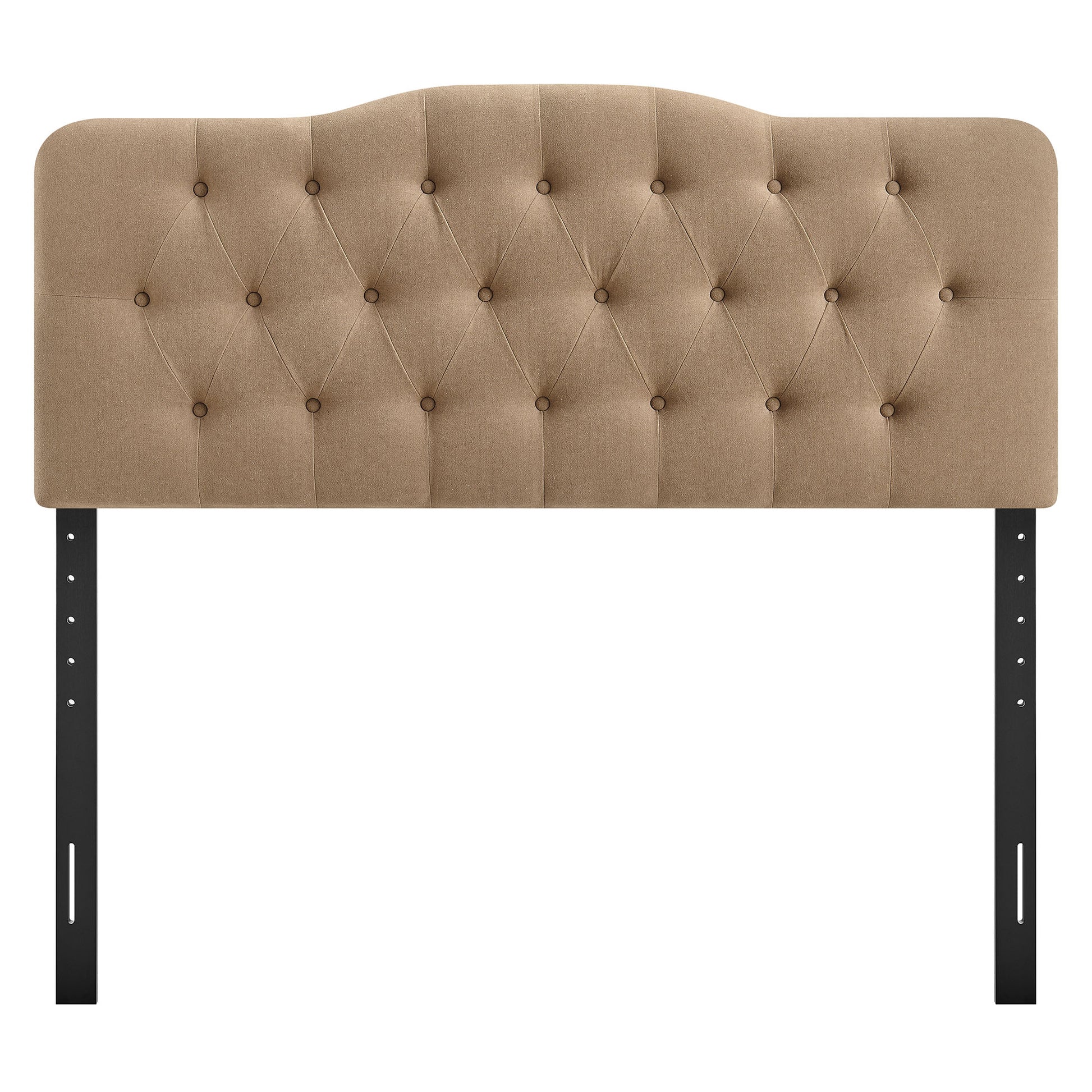 Annabel Premium Linen Blend Full Headboard - Linen