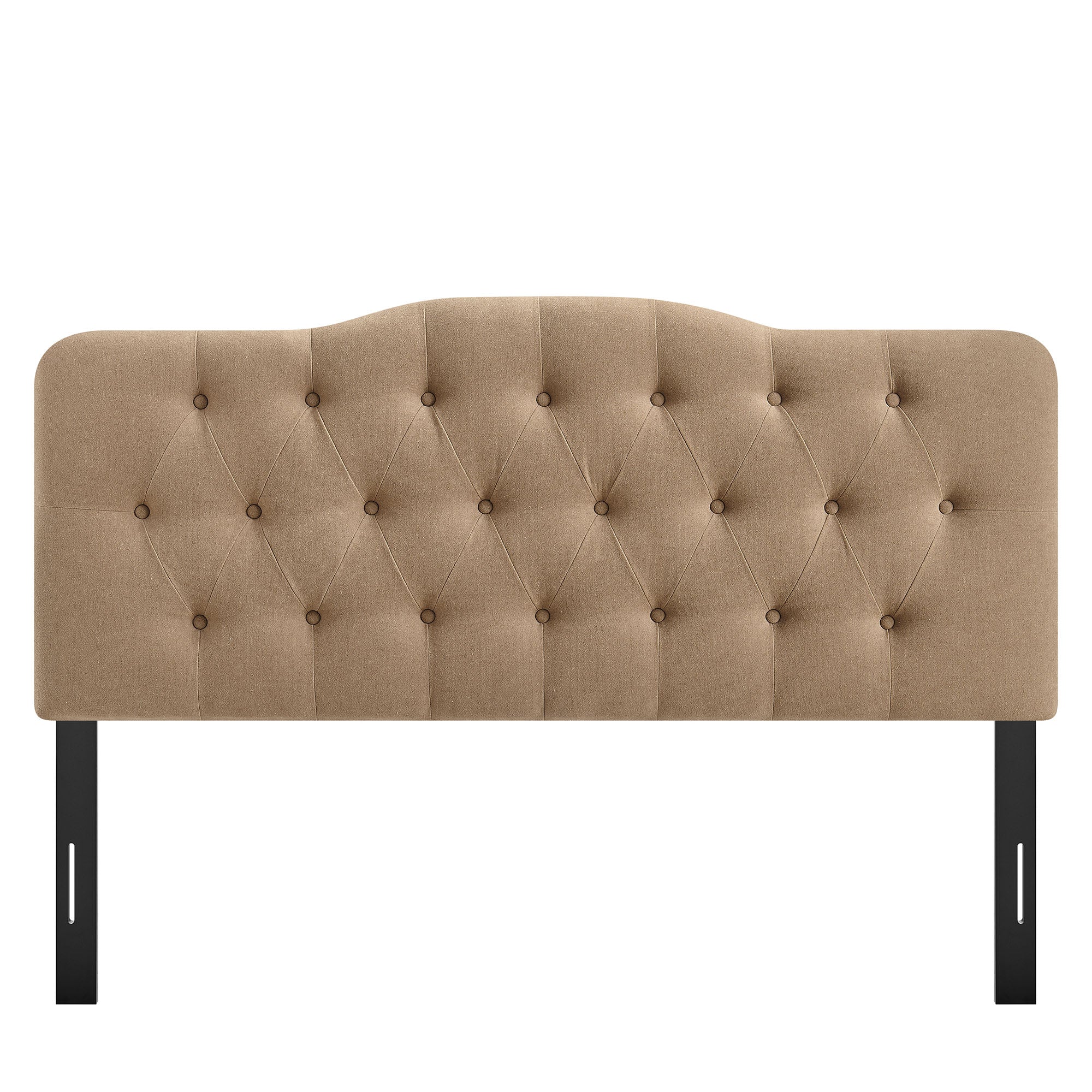 Annabel Premium Linen Blend Full Headboard - Sage