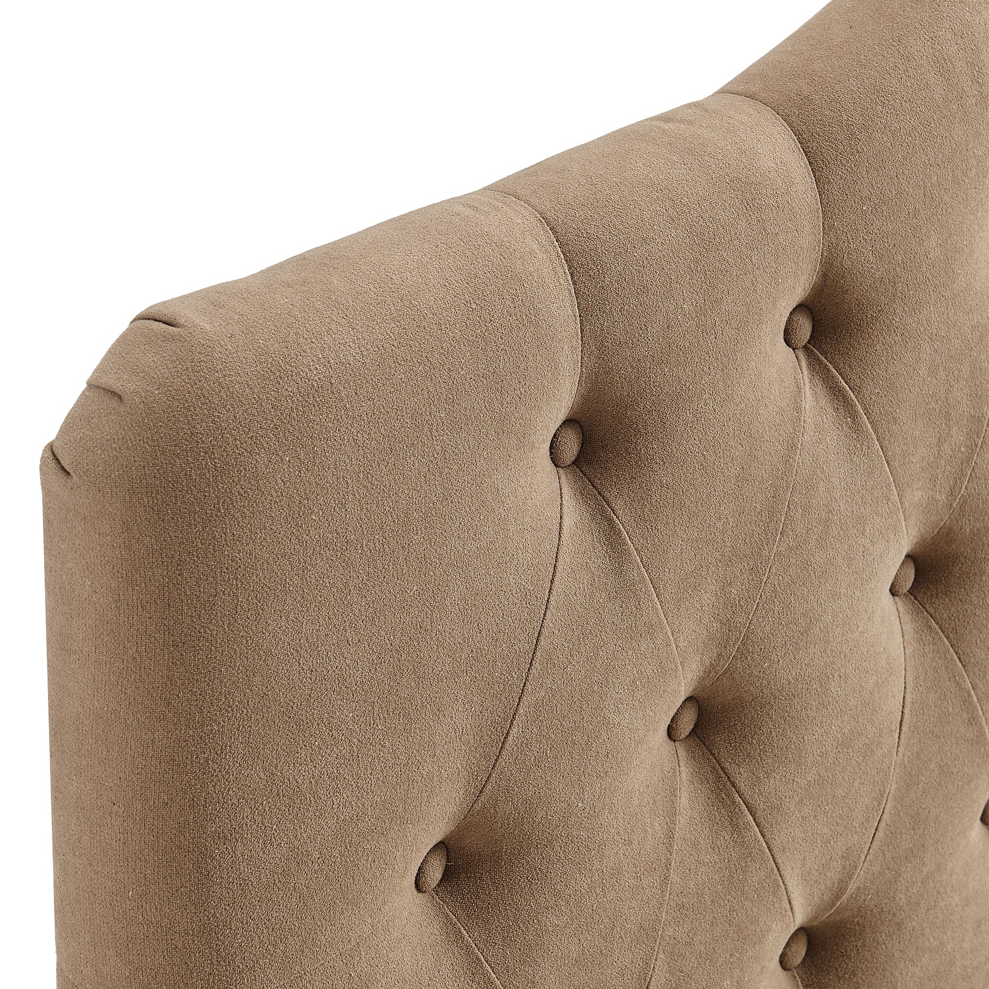 Annabel Premium Linen Blend Full Headboard