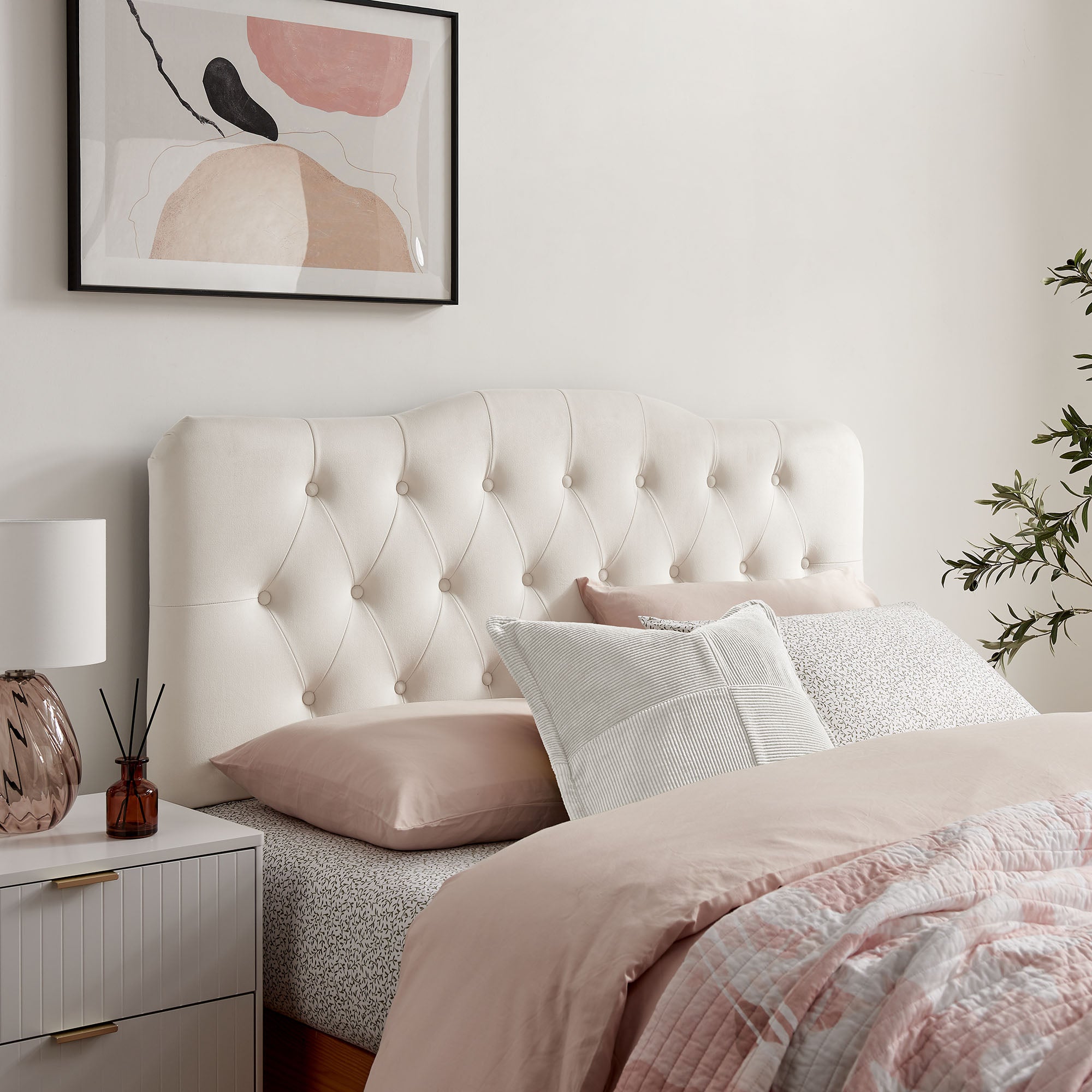 Annabel Stain-Resistant Performance Velvet Queen Headboard