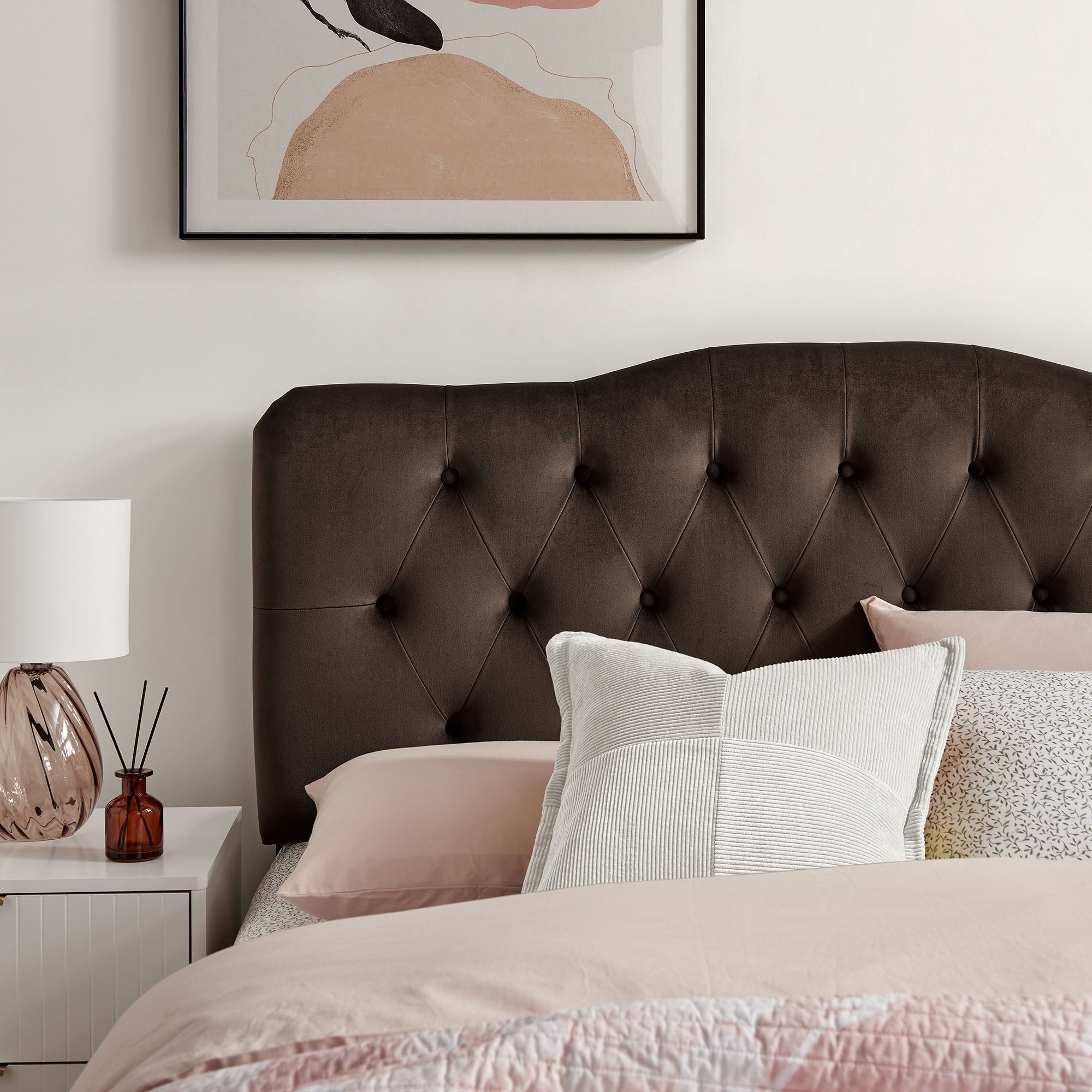Annabel Stain-Resistant Performance Velvet Queen Headboard