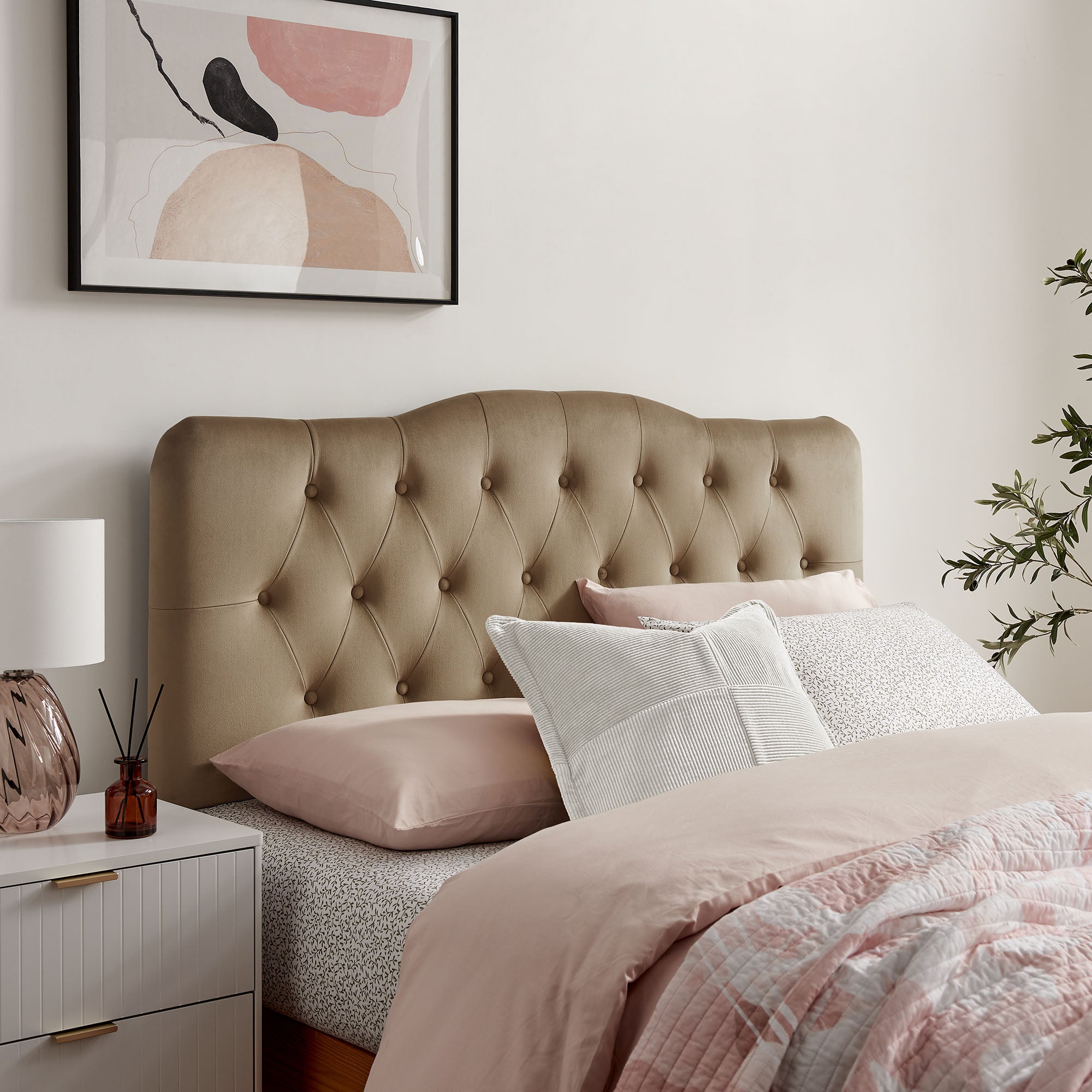 Annabel Stain-Resistant Performance Velvet King Headboard