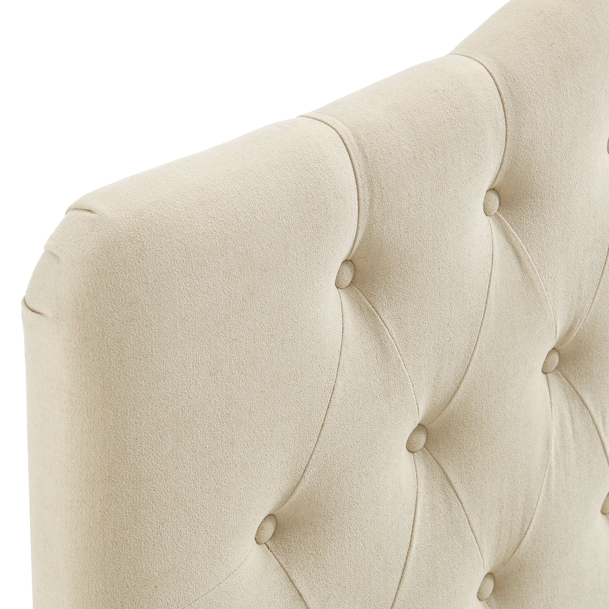 Annabel Premium Linen Blend King Headboard