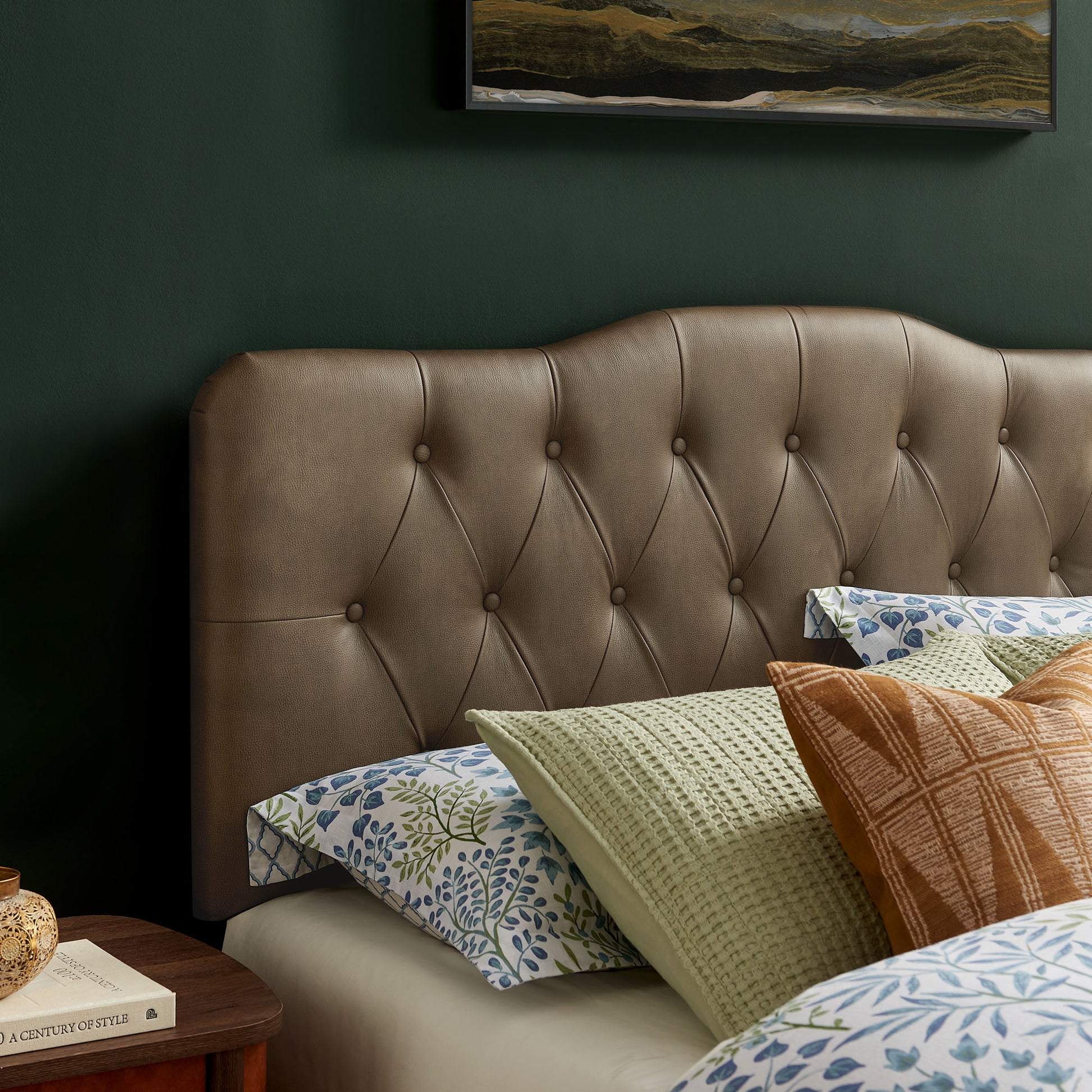 Annabel Vegan Leather King Headboard