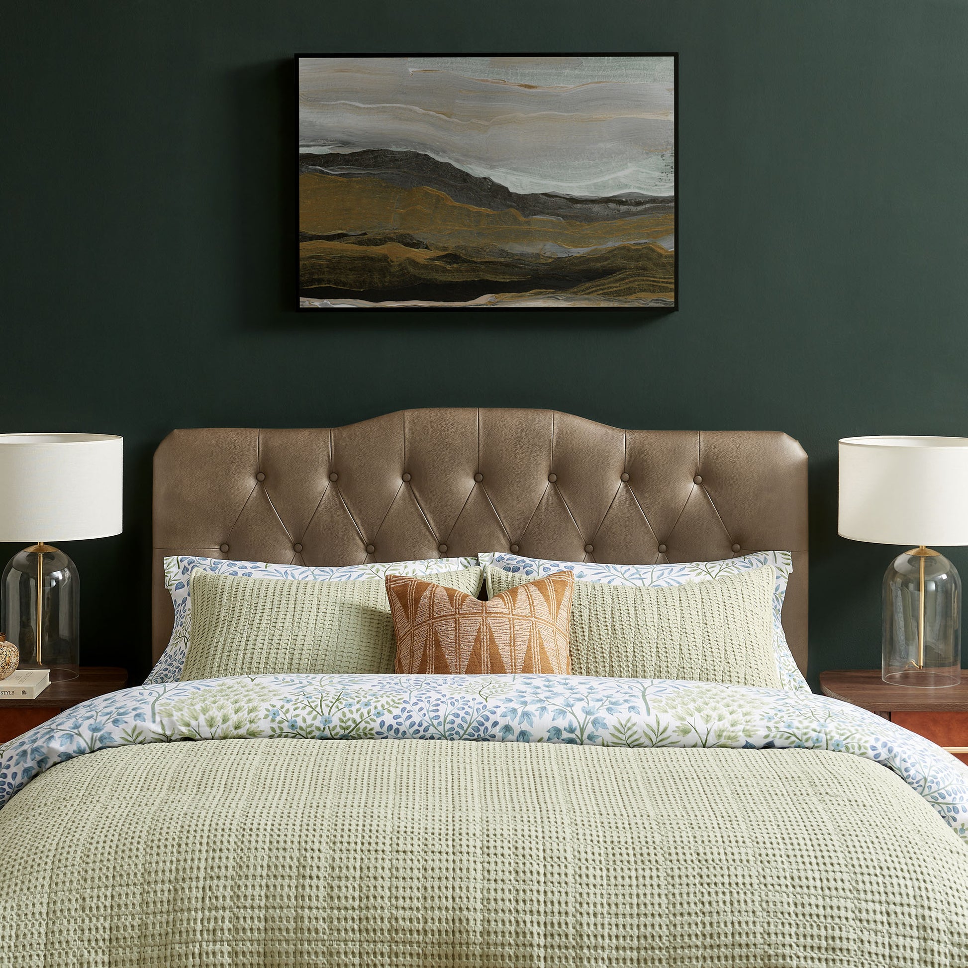 Annabel Vegan Leather King Headboard