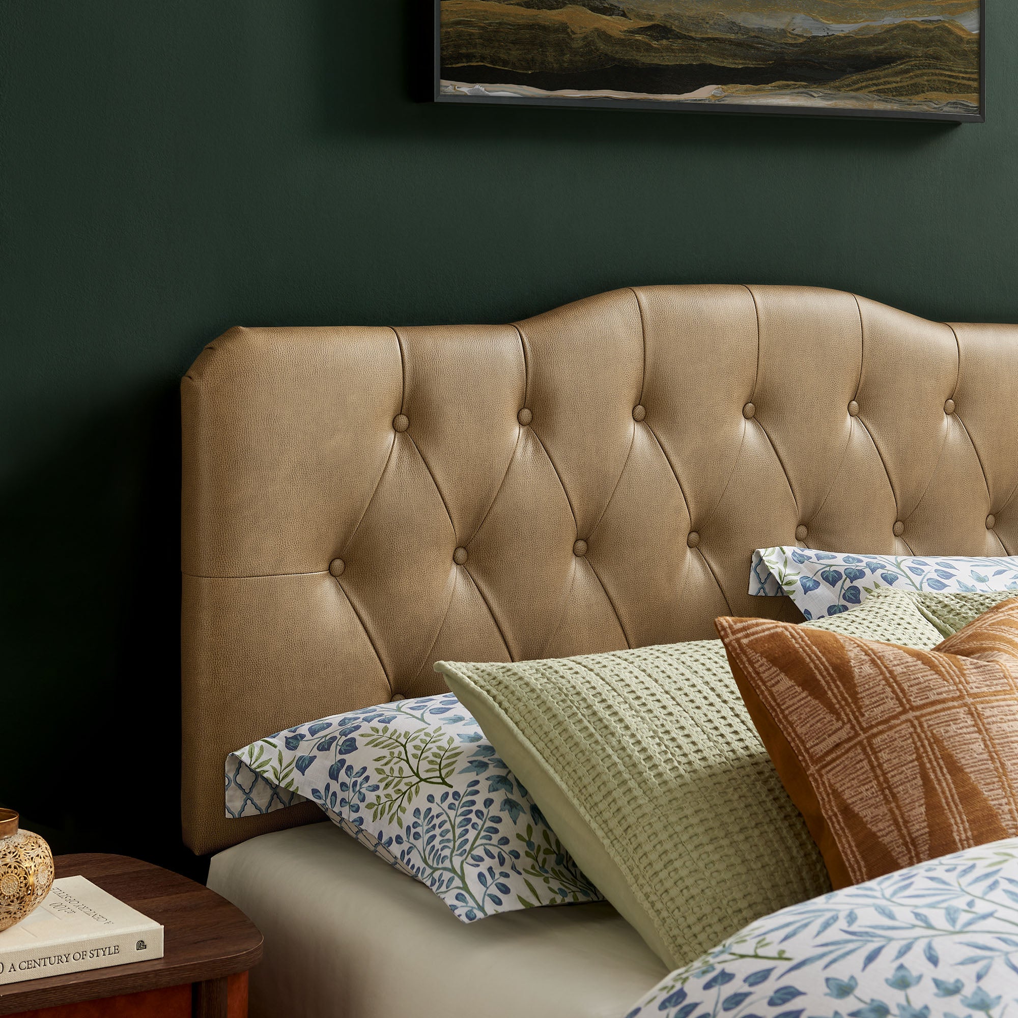Annabel Vegan Leather King Headboard
