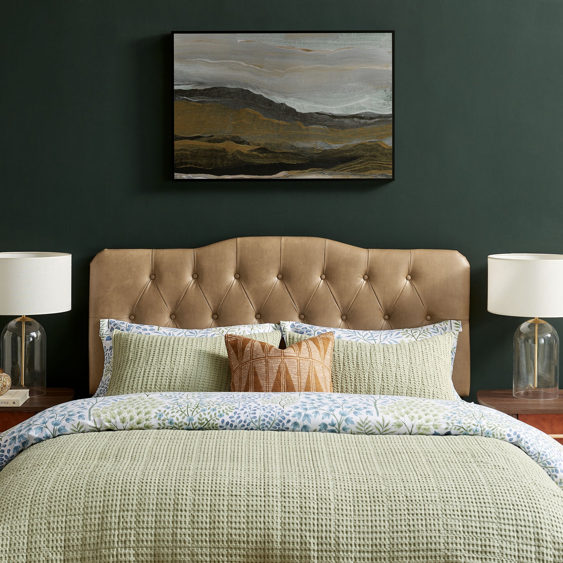 Annabel Vegan Leather King Headboard