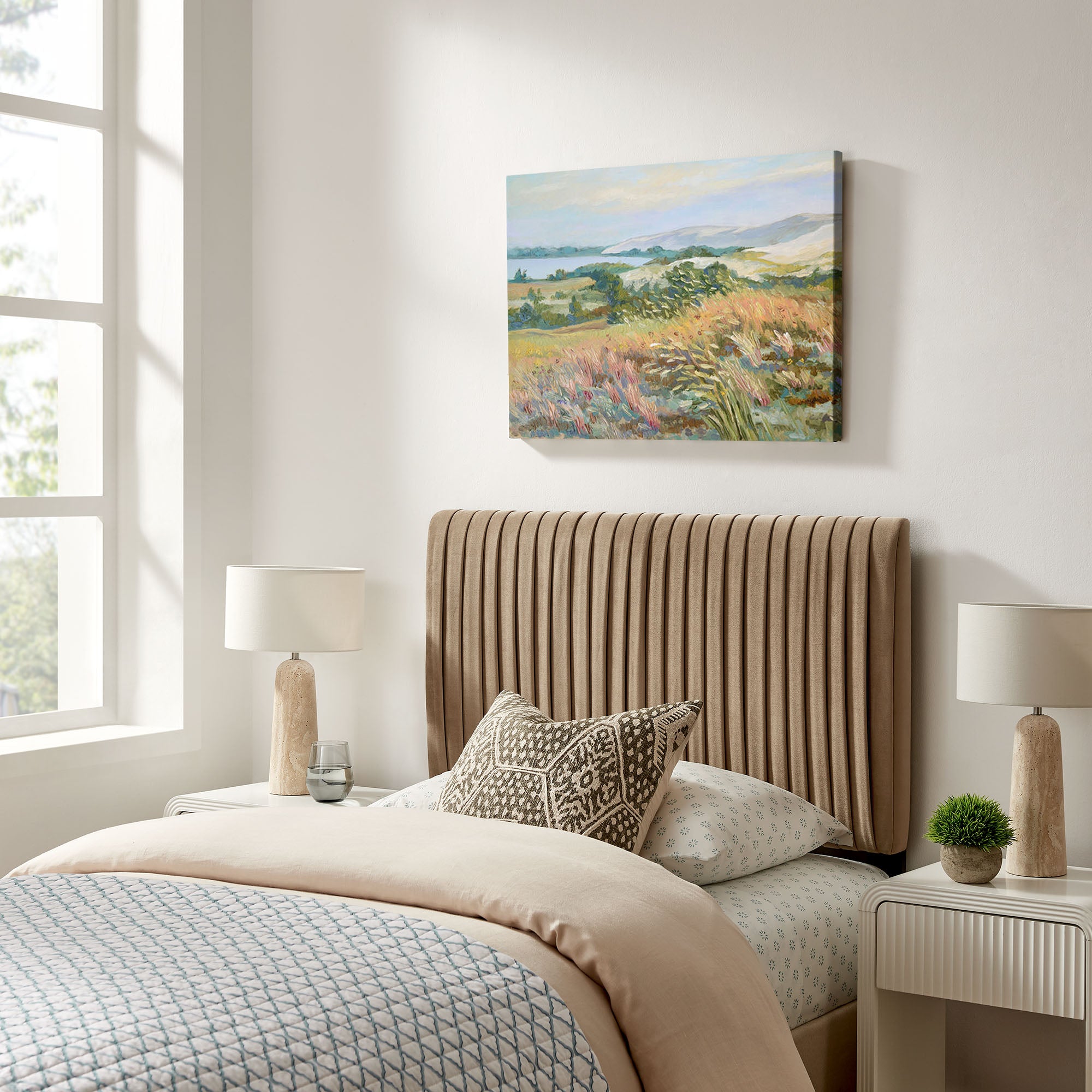 Eloise Stain-Resistant Performance Velvet Twin Headboard