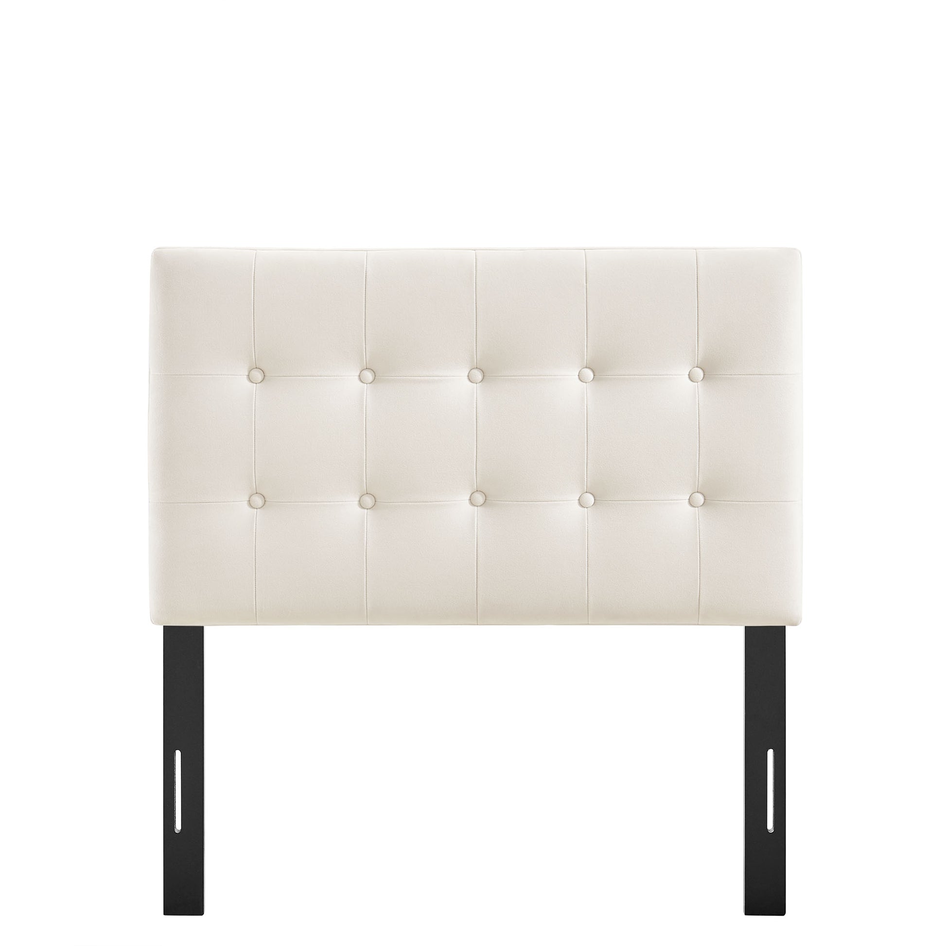 Emily Stain-Resistant Performance Velvet Twin Size Headboard - Mulberry