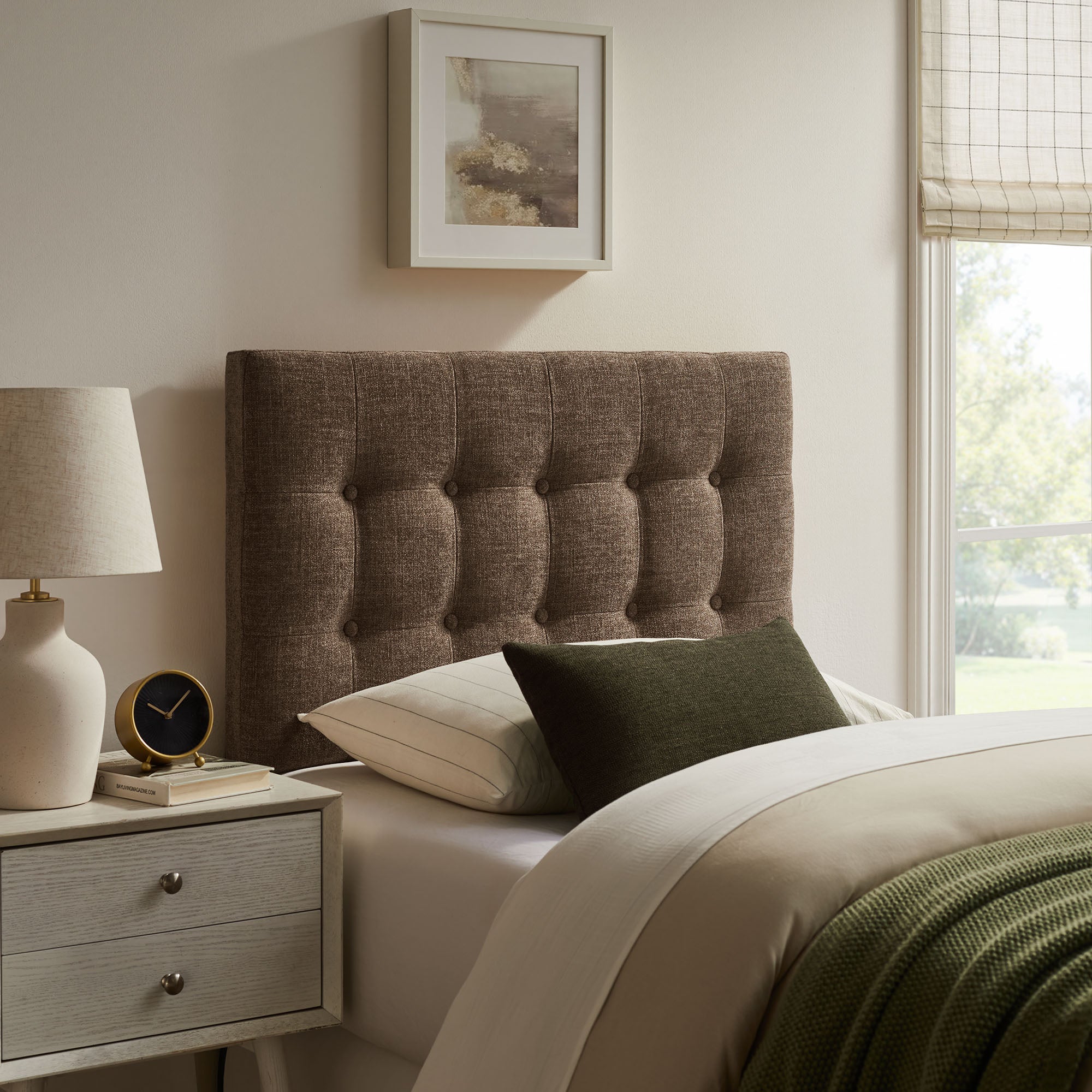 Emily Upholstered Fabric Headboard
