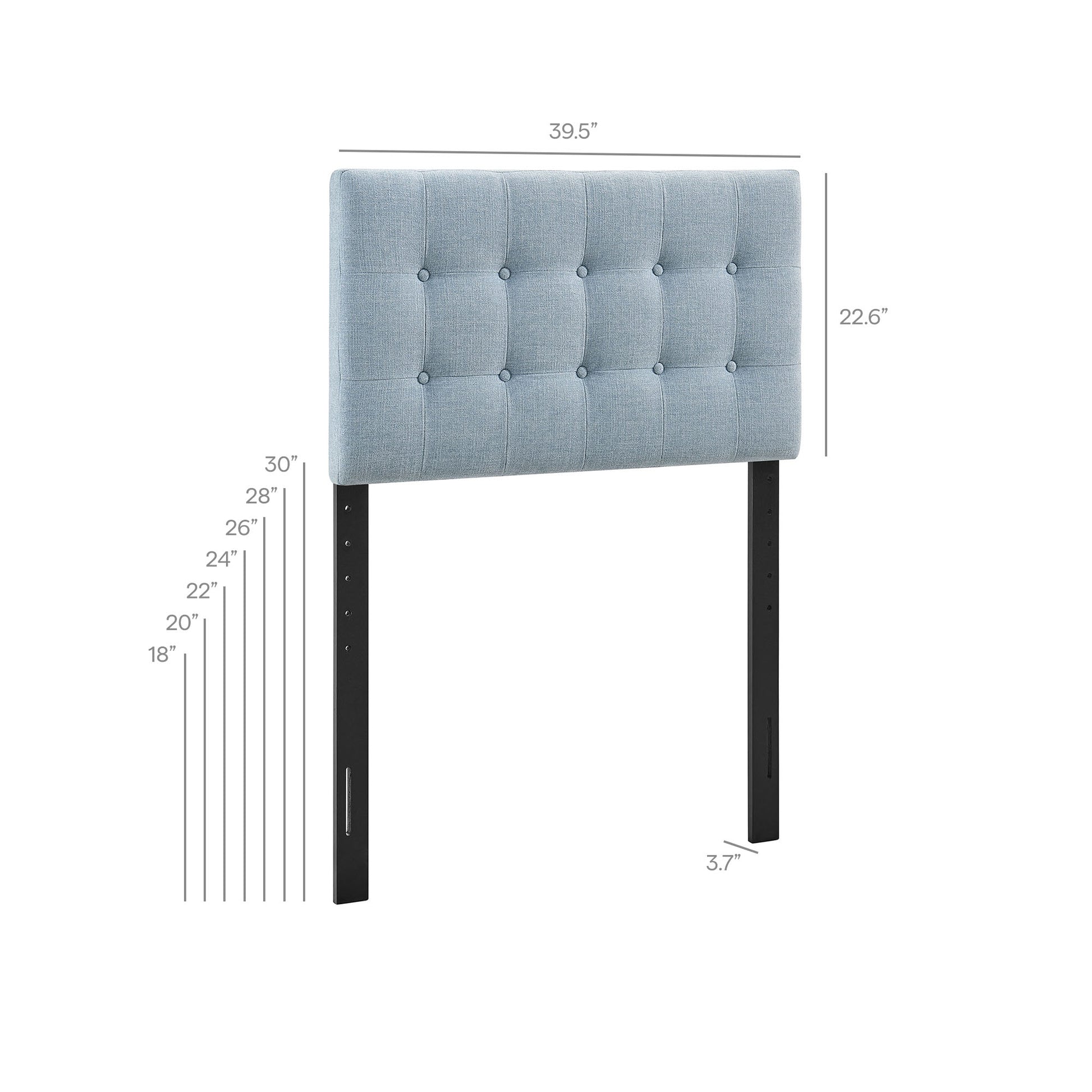 Emily Upholstered Fabric Headboard
